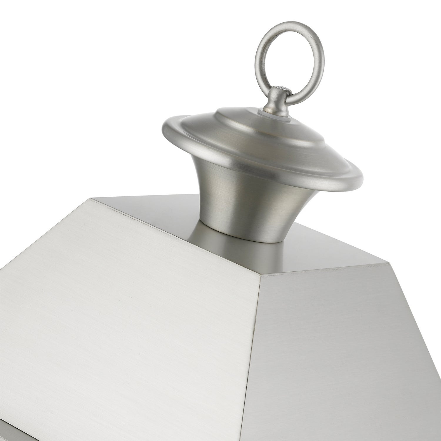 Livex Lighting - 27219-91 - Three Light Outdoor Post Top Lantern - Wentworth - Brushed Nickel