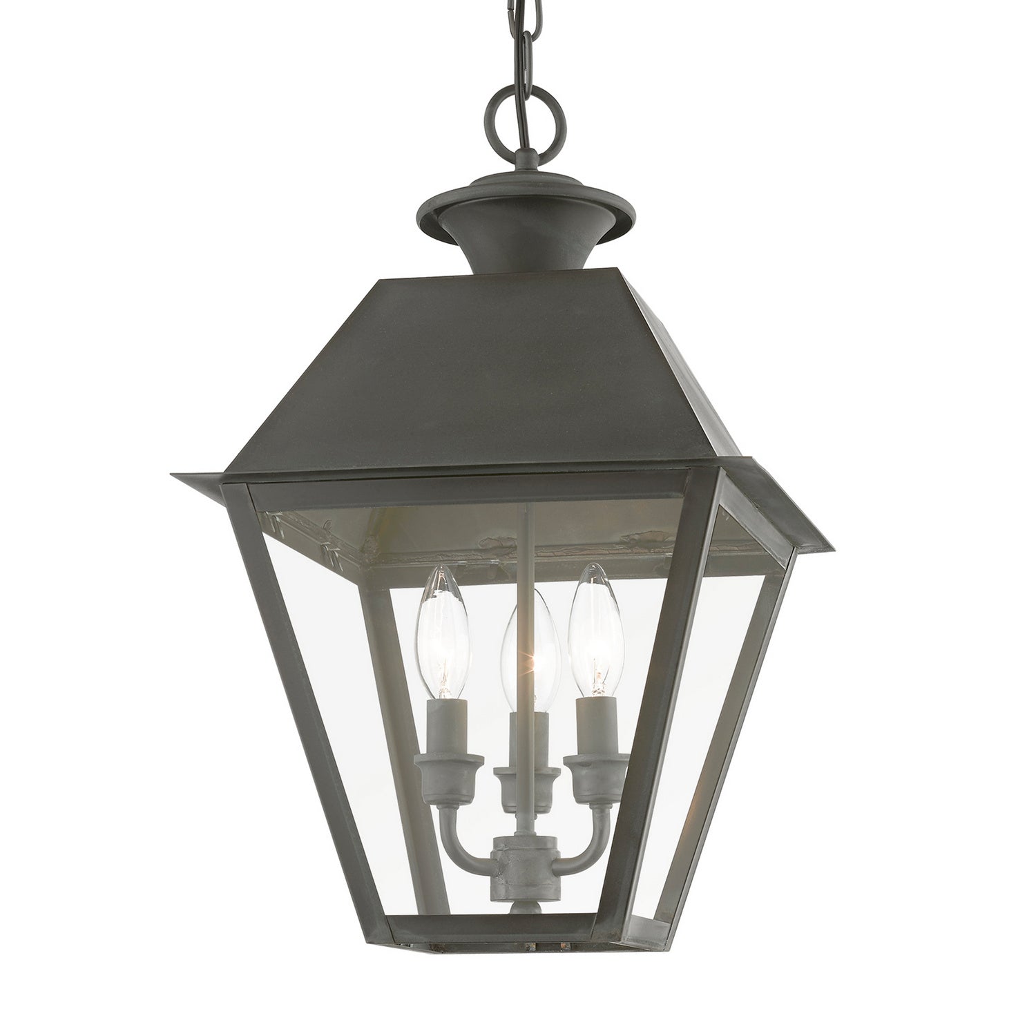 Livex Lighting - 27220-61 - Three Light Outdoor Pendant - Wentworth - Charcoal