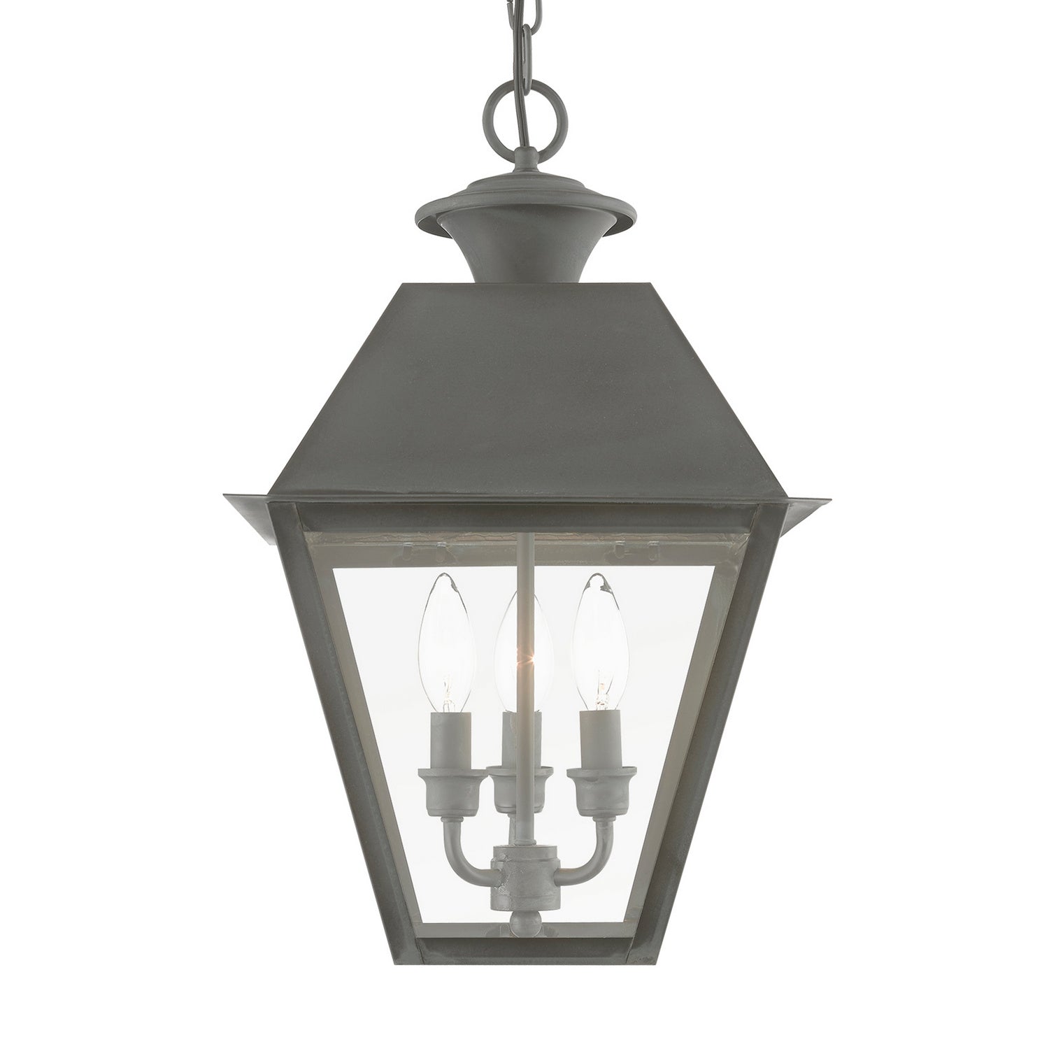 Livex Lighting - 27220-61 - Three Light Outdoor Pendant - Wentworth - Charcoal