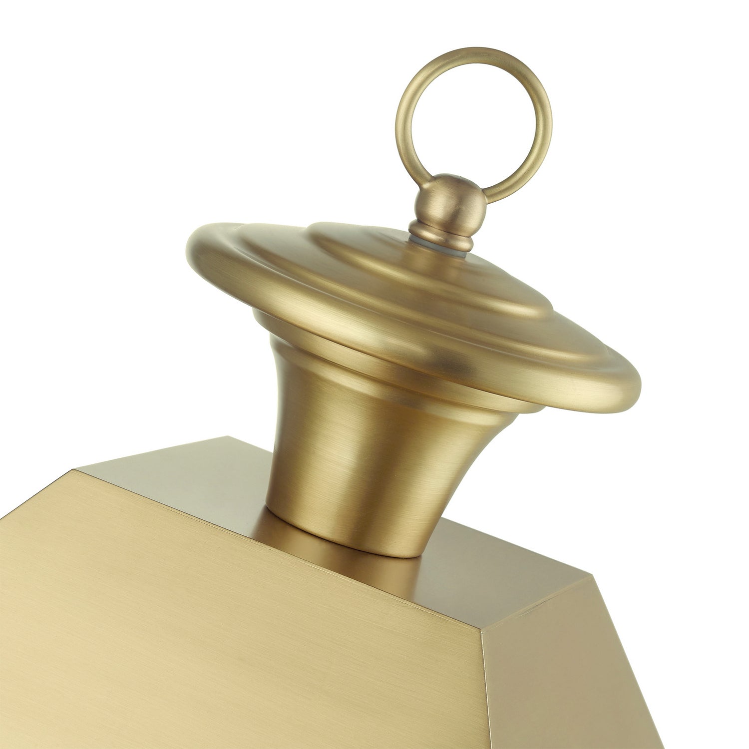 Livex Lighting - 27223-08 - Four Light Outdoor Post Top Lantern - Wentworth - Natural Brass