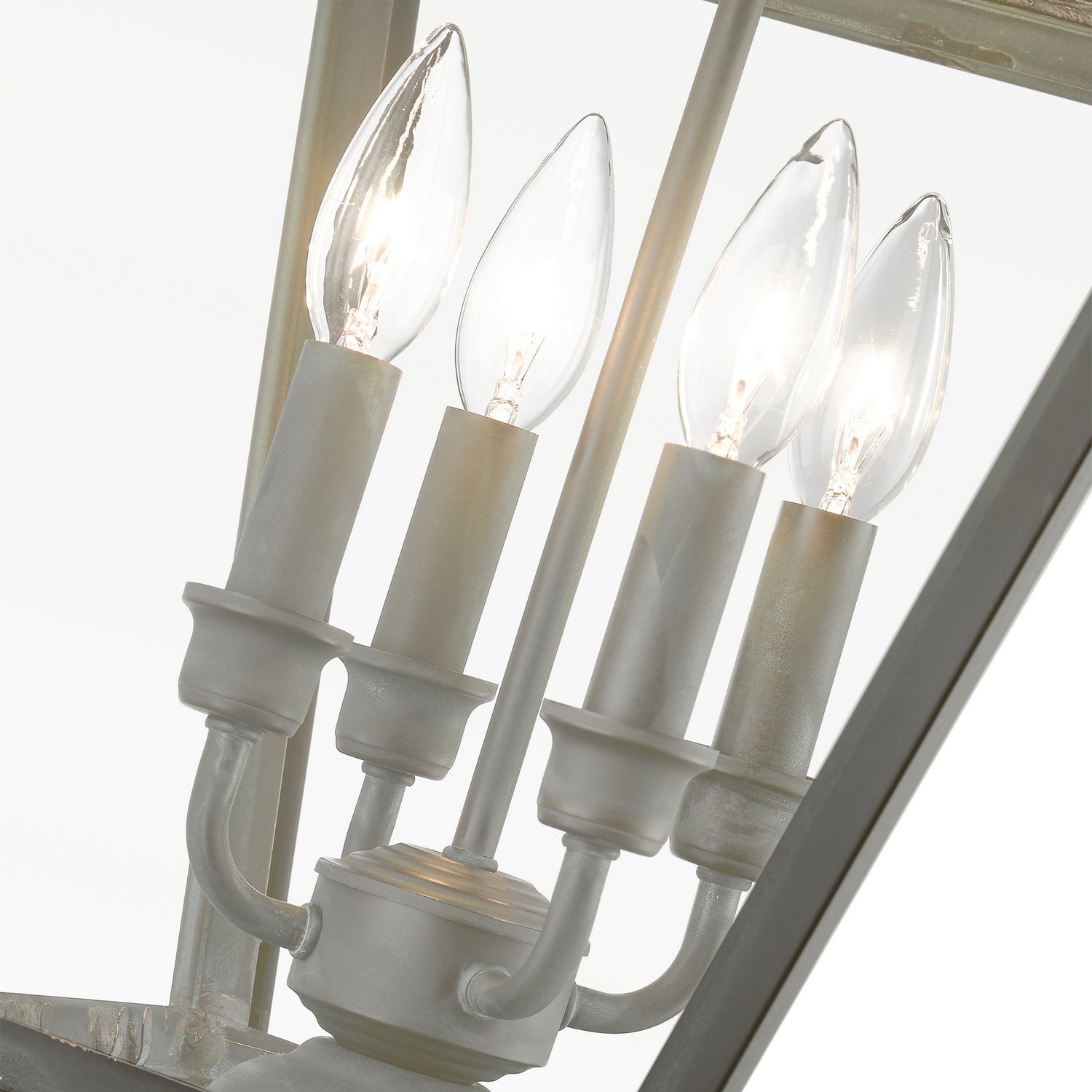 Livex Lighting - 27223-61 - Four Light Outdoor Post Top Lantern - Wentworth - Charcoal