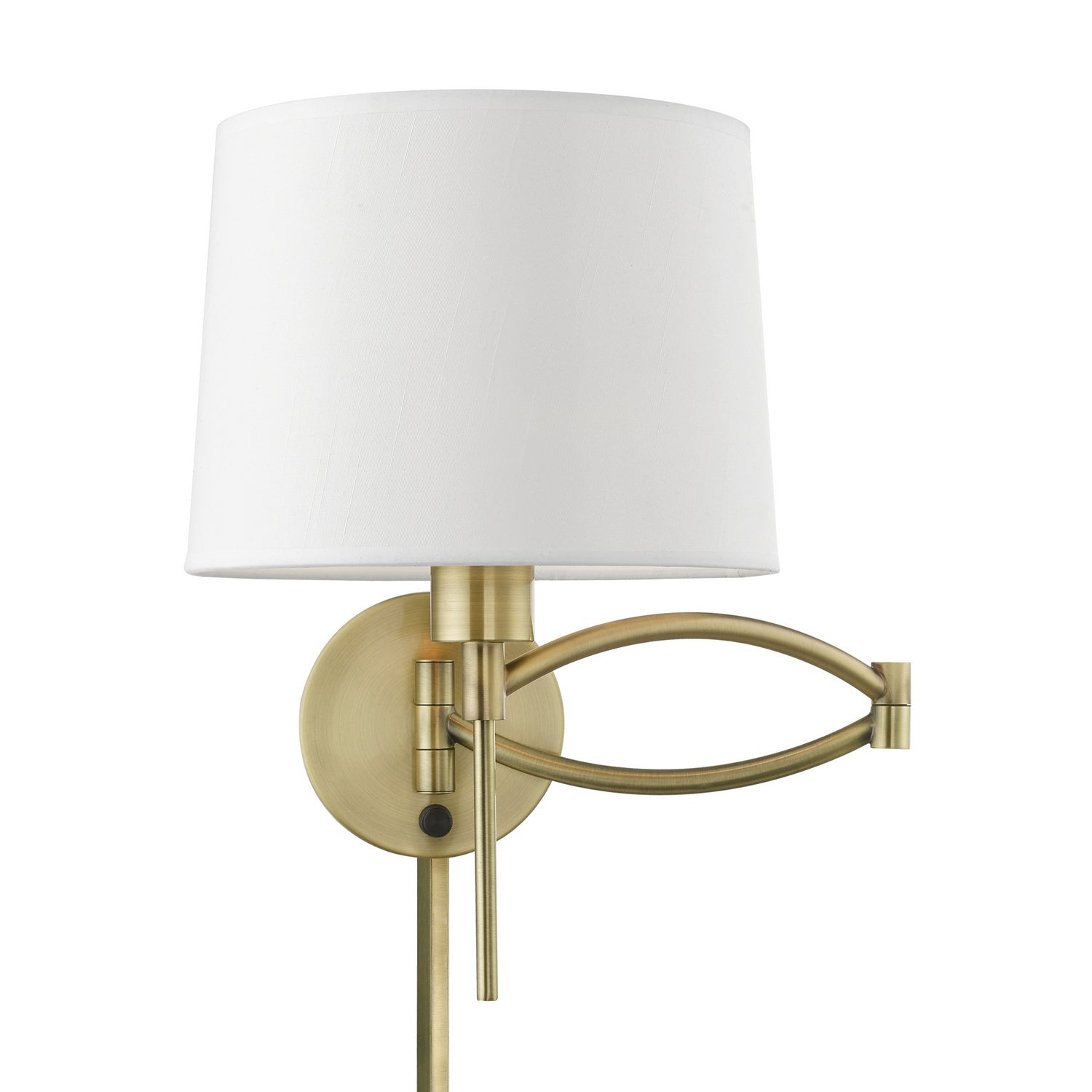 Livex Lighting - 40044-01 - One Light Swing Arm Wall Lamp - Swing Arm Wall Lamps - Antique Brass