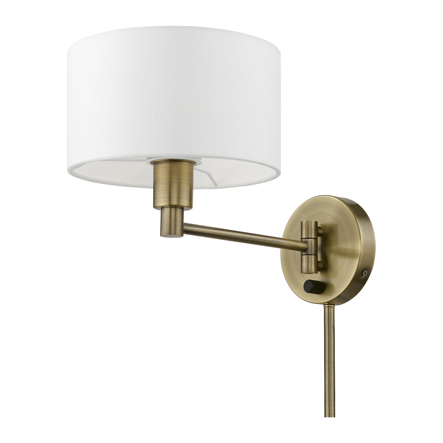 Livex Lighting - 40080-01 - One Light Swing Arm Wall Lamp - Swing Arm Wall Lamps - Antique Brass
