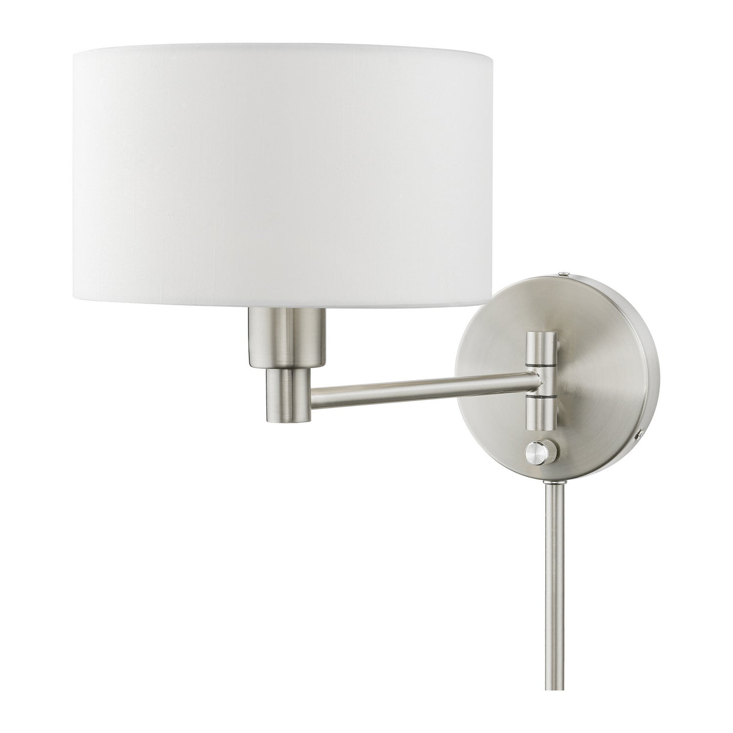 Livex Lighting - 40080-91 - One Light Swing Arm Wall Lamp - Swing Arm Wall Lamps - Brushed Nickel