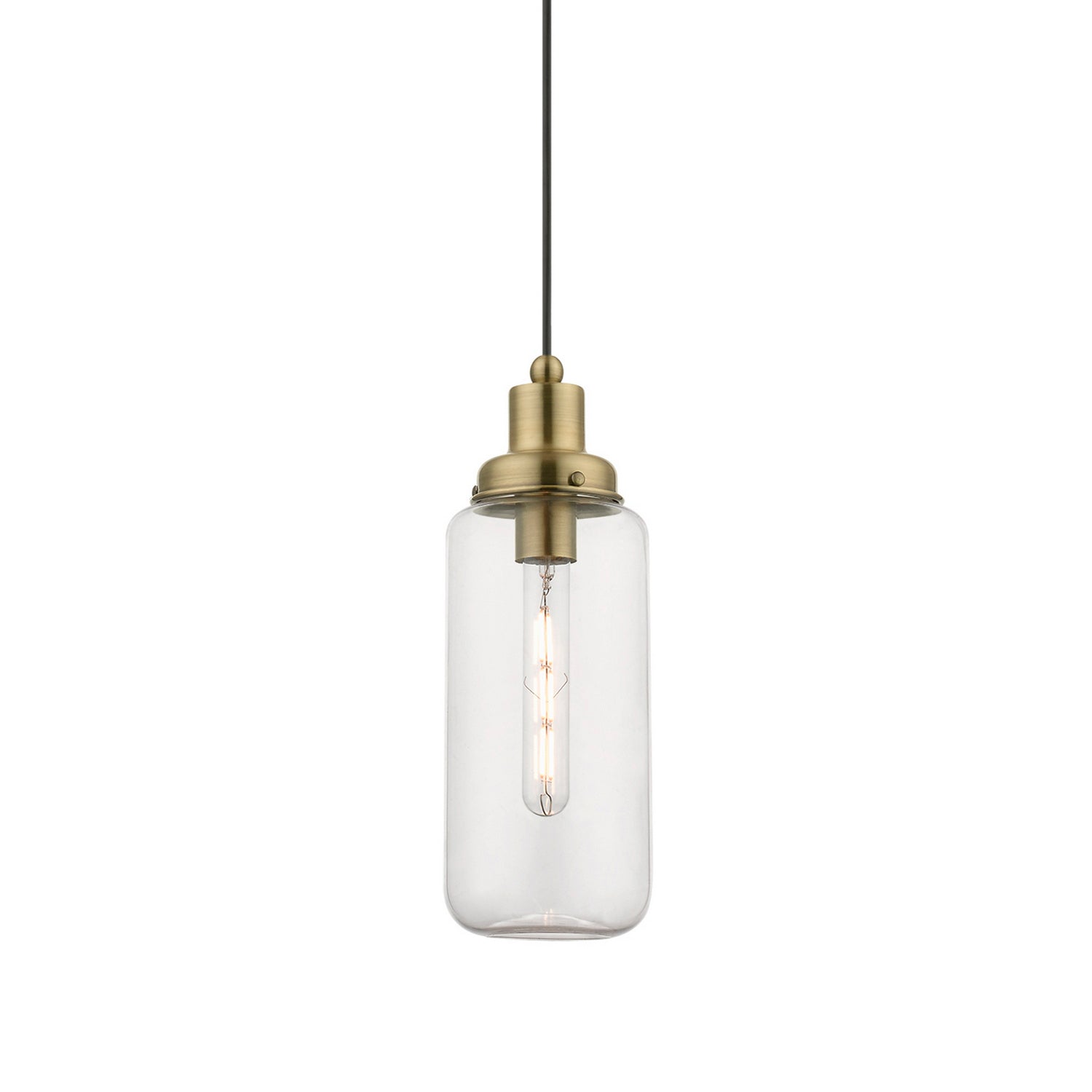 Livex Lighting - 40614-01 - One Light Mini Pendant - Oakhurst - Antique Brass