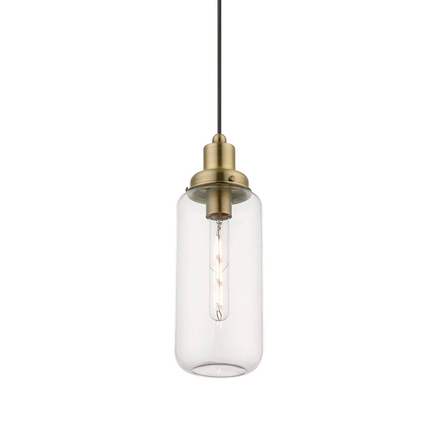 Livex Lighting - 40614-01 - One Light Mini Pendant - Oakhurst - Antique Brass