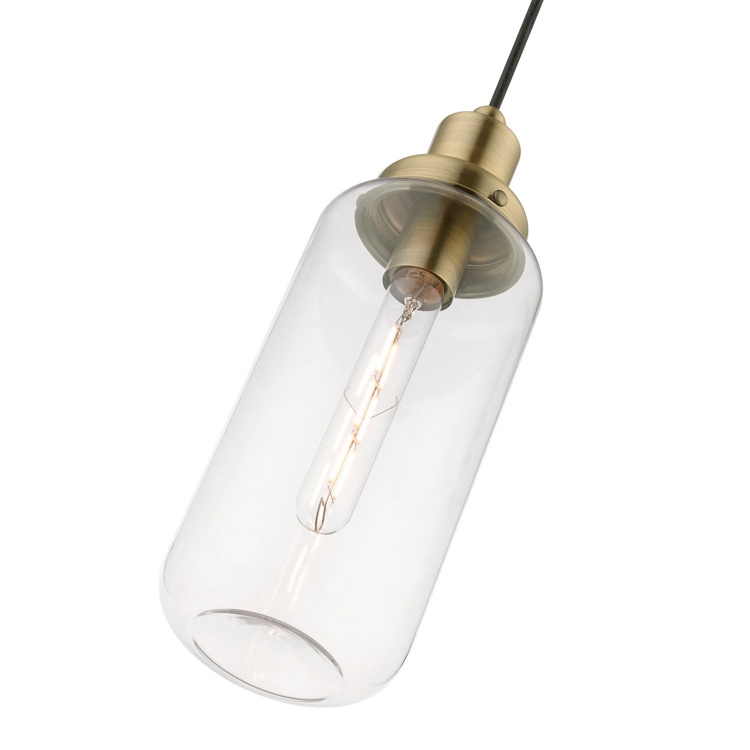 Livex Lighting - 40614-01 - One Light Mini Pendant - Oakhurst - Antique Brass