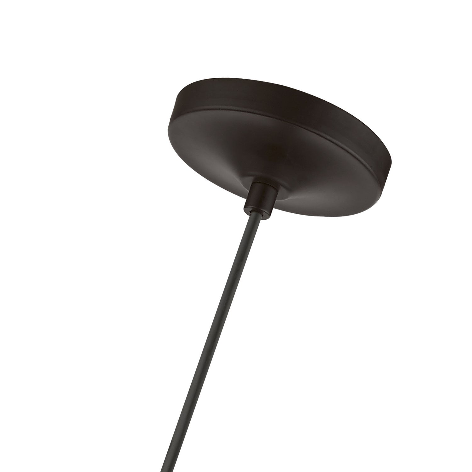 Livex Lighting - 40614-07 - One Light Mini Pendant - Oakhurst - Bronze w/Antique Brass