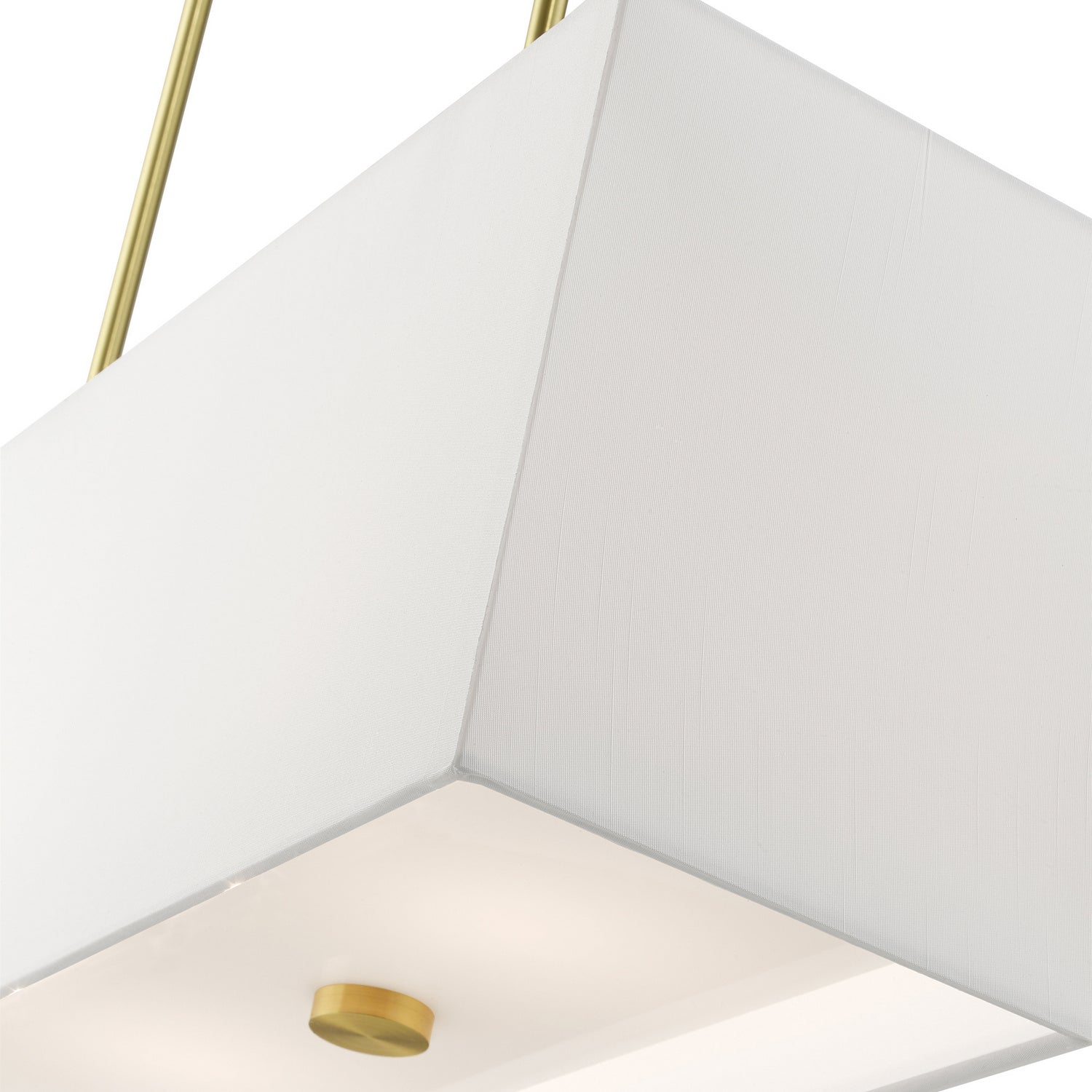 Livex Lighting - 41155-12 - Four Light Linear Chandelier - Summit - Satin Brass