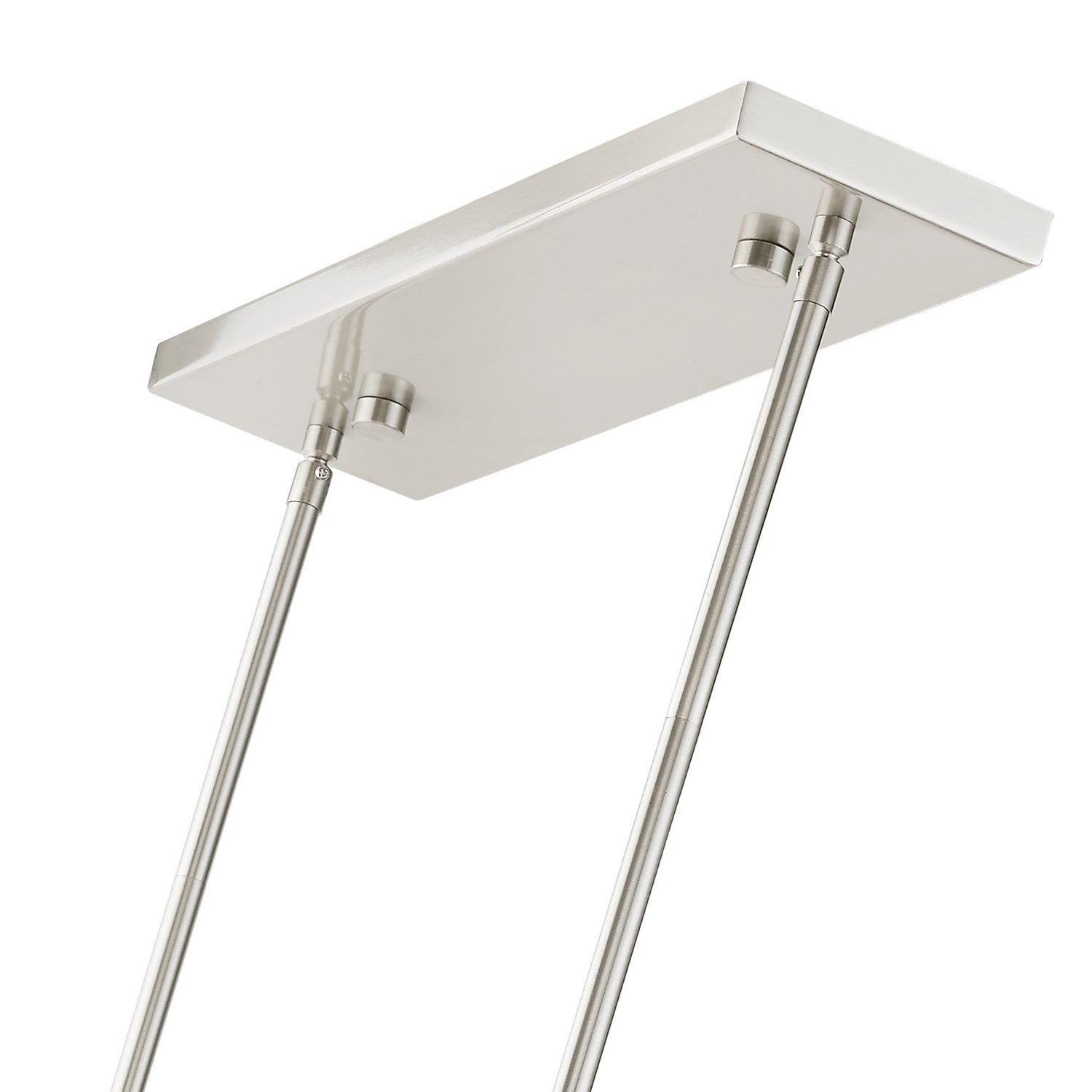 Livex Lighting - 41156-91 - Four Light Linear Chandelier - Summit - Brushed Nickel