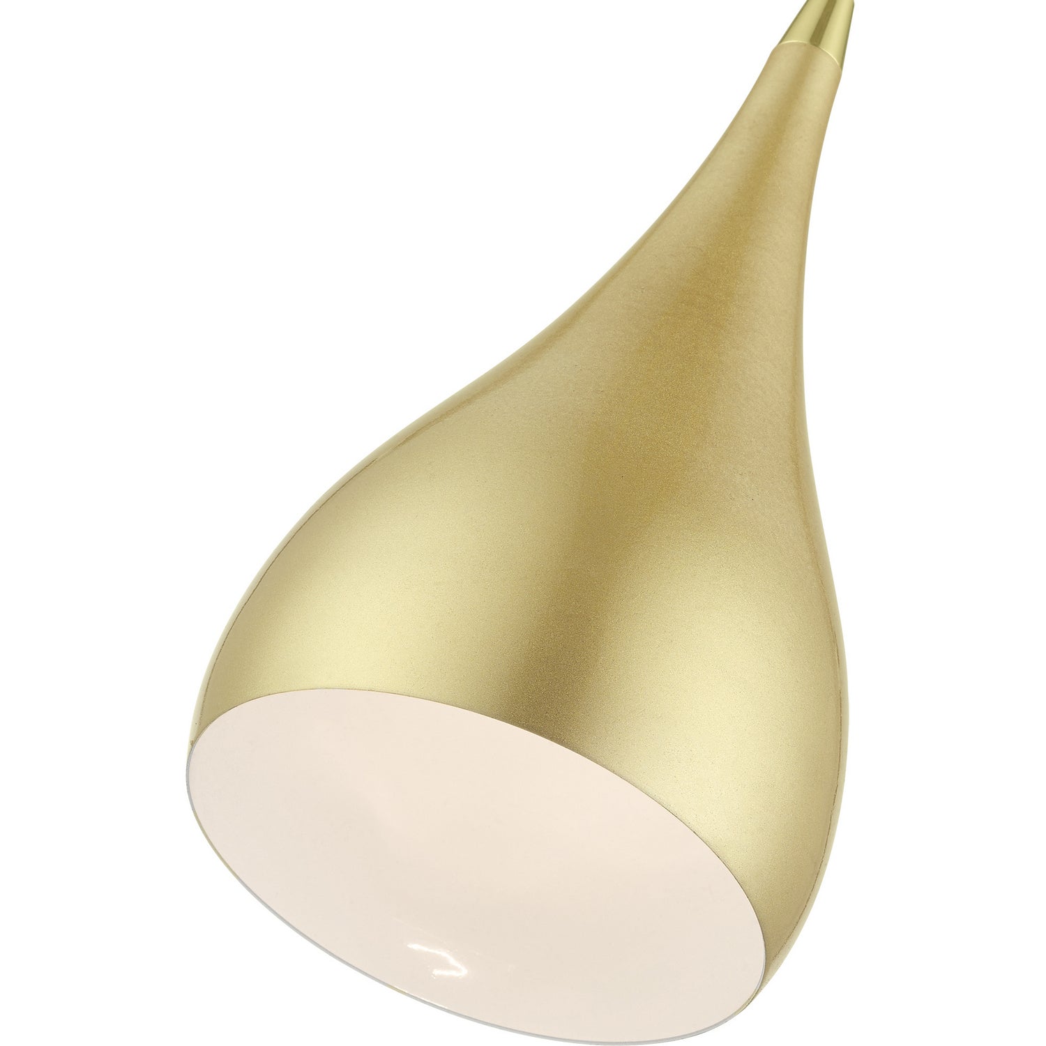 Livex Lighting - 41171-33 - One Light Mini Pendant - Amador - Soft Gold w/Polished Brass
