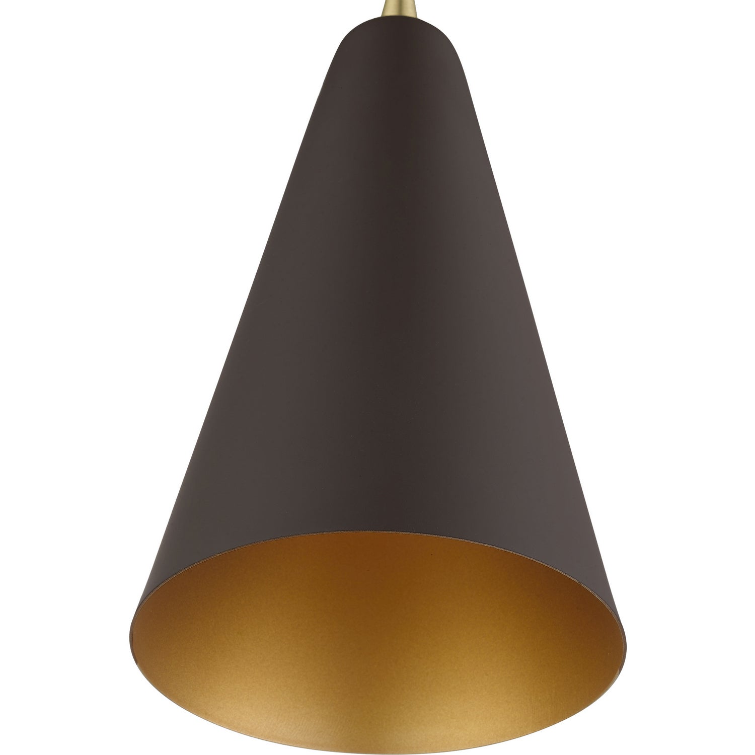 Livex Lighting - 41175-07 - One Light Mini Pendant - Dulce - Bronze w/Antique Brass