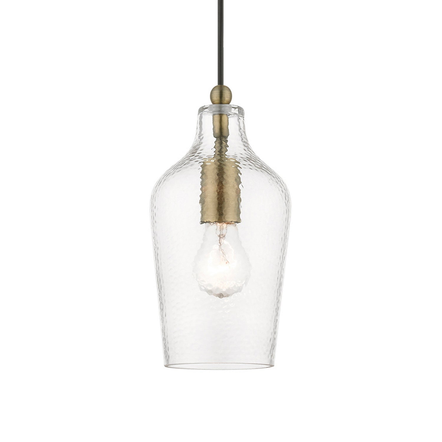 Livex Lighting - 41240-01 - One Light Mini Pendant - Avery - Antique Brass