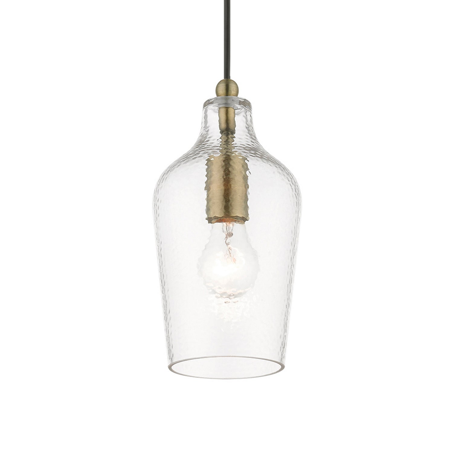 Livex Lighting - 41240-01 - One Light Mini Pendant - Avery - Antique Brass