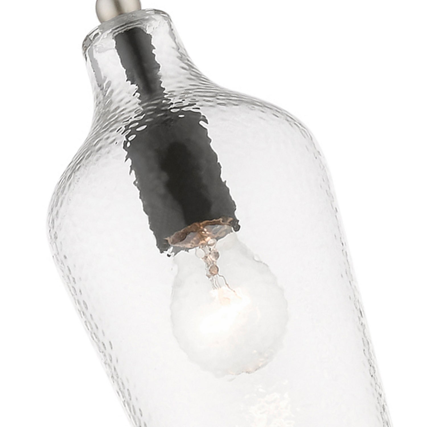 Livex Lighting - 41240-04 - One Light Mini Pendant - Avery - Black w/Brushed Nickel