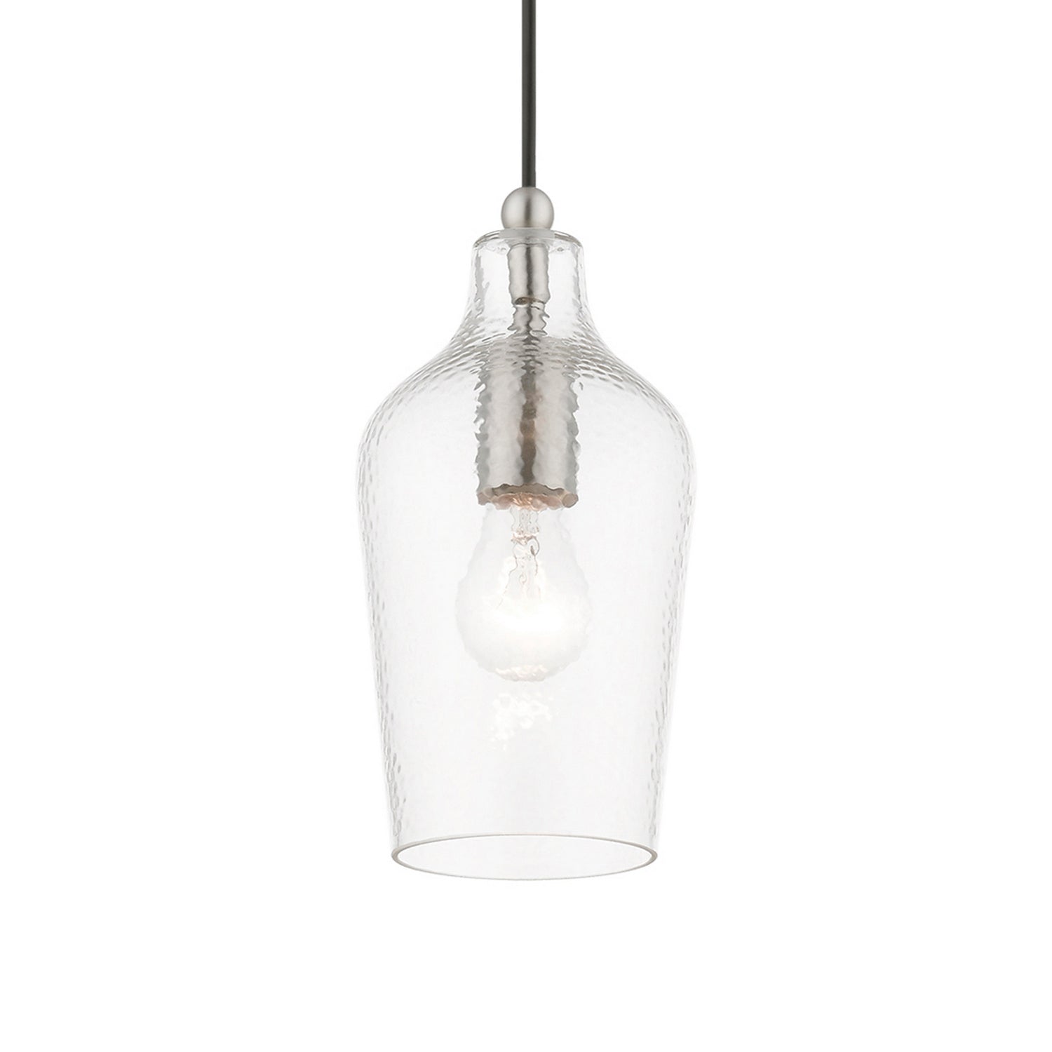 Livex Lighting - 41240-91 - One Light Mini Pendant - Avery - Brushed Nickel