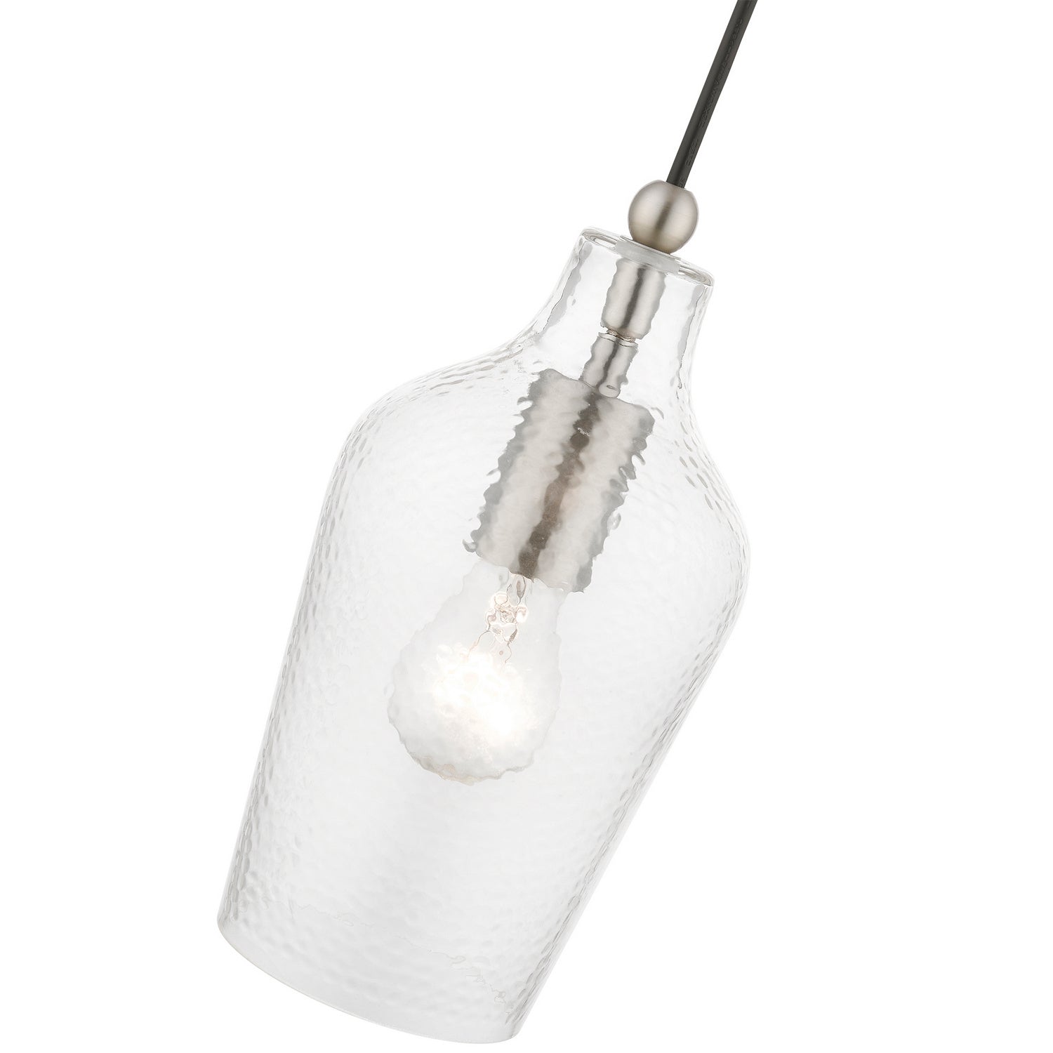 Livex Lighting - 41240-91 - One Light Mini Pendant - Avery - Brushed Nickel