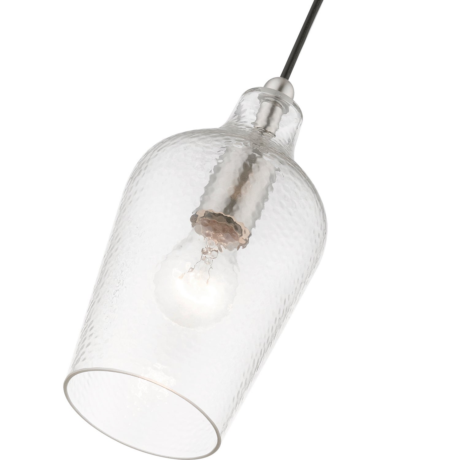 Livex Lighting - 41240-91 - One Light Mini Pendant - Avery - Brushed Nickel