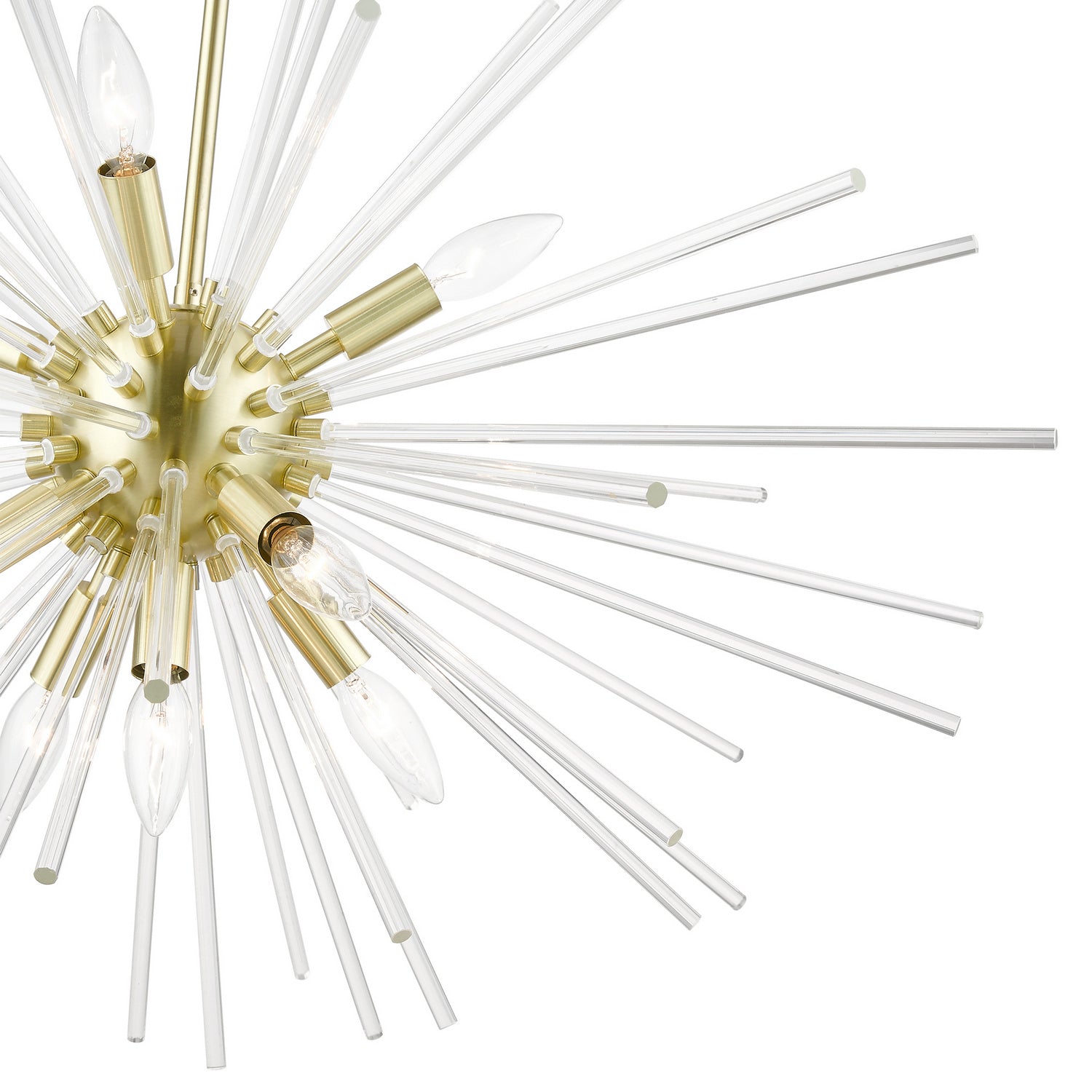 Livex Lighting - 41255-12 - Nine Light Chandelier - Utopia - Satin Brass