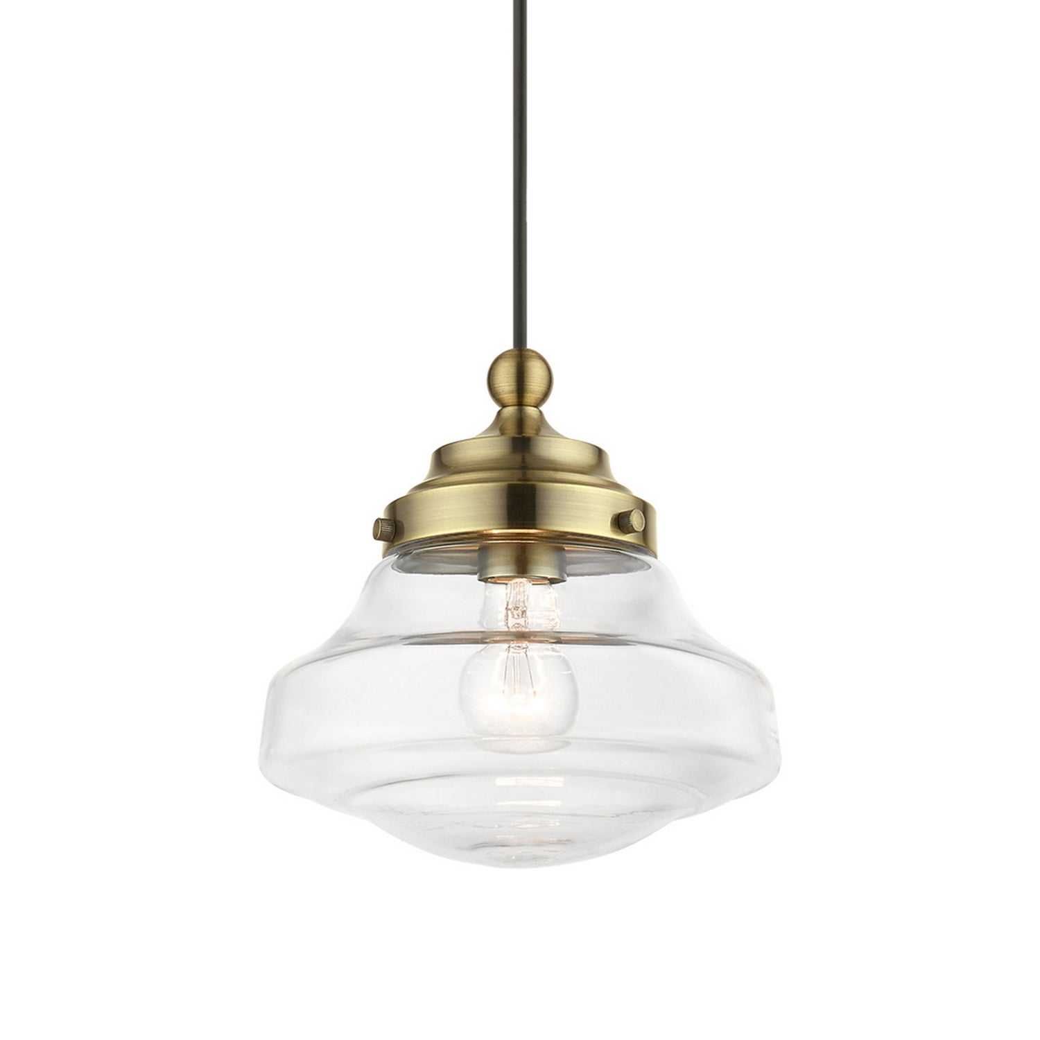 Livex Lighting - 41293-01 - One Light Mini Pendant - Avondale - Antique Brass