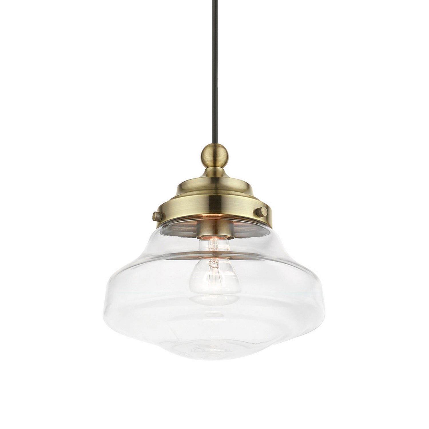 Livex Lighting - 41293-01 - One Light Mini Pendant - Avondale - Antique Brass