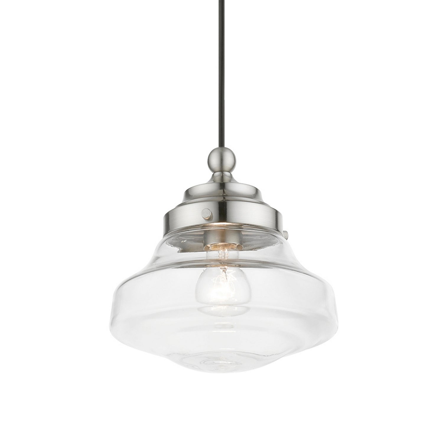 Livex Lighting - 41293-91 - One Light Mini Pendant - Avondale - Brushed Nickel