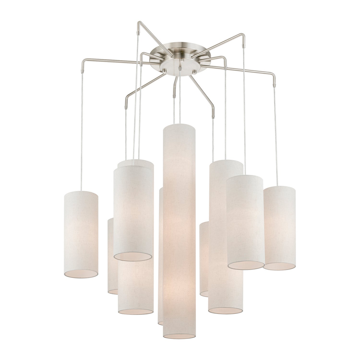 Livex Lighting - 42657-91 - 15 Light Foyer Chandelier - Strathmore - Brushed Nickel