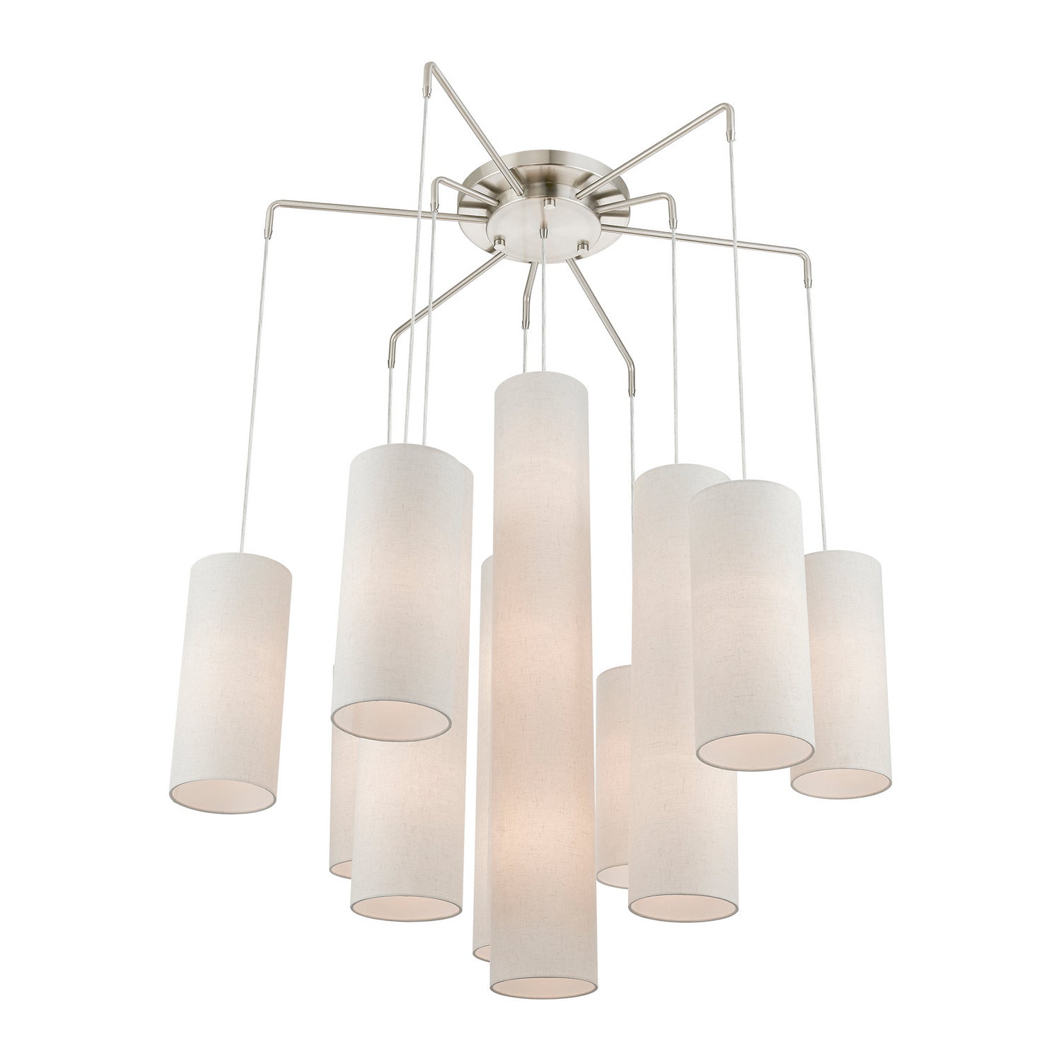 Livex Lighting - 42657-91 - 15 Light Foyer Chandelier - Strathmore - Brushed Nickel