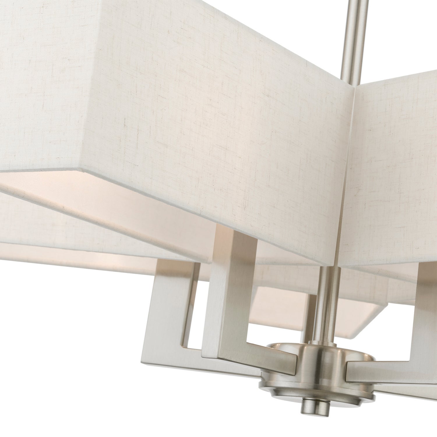 Livex Lighting - 42665-91 - Five Light Chandelier - Rubix - Brushed Nickel