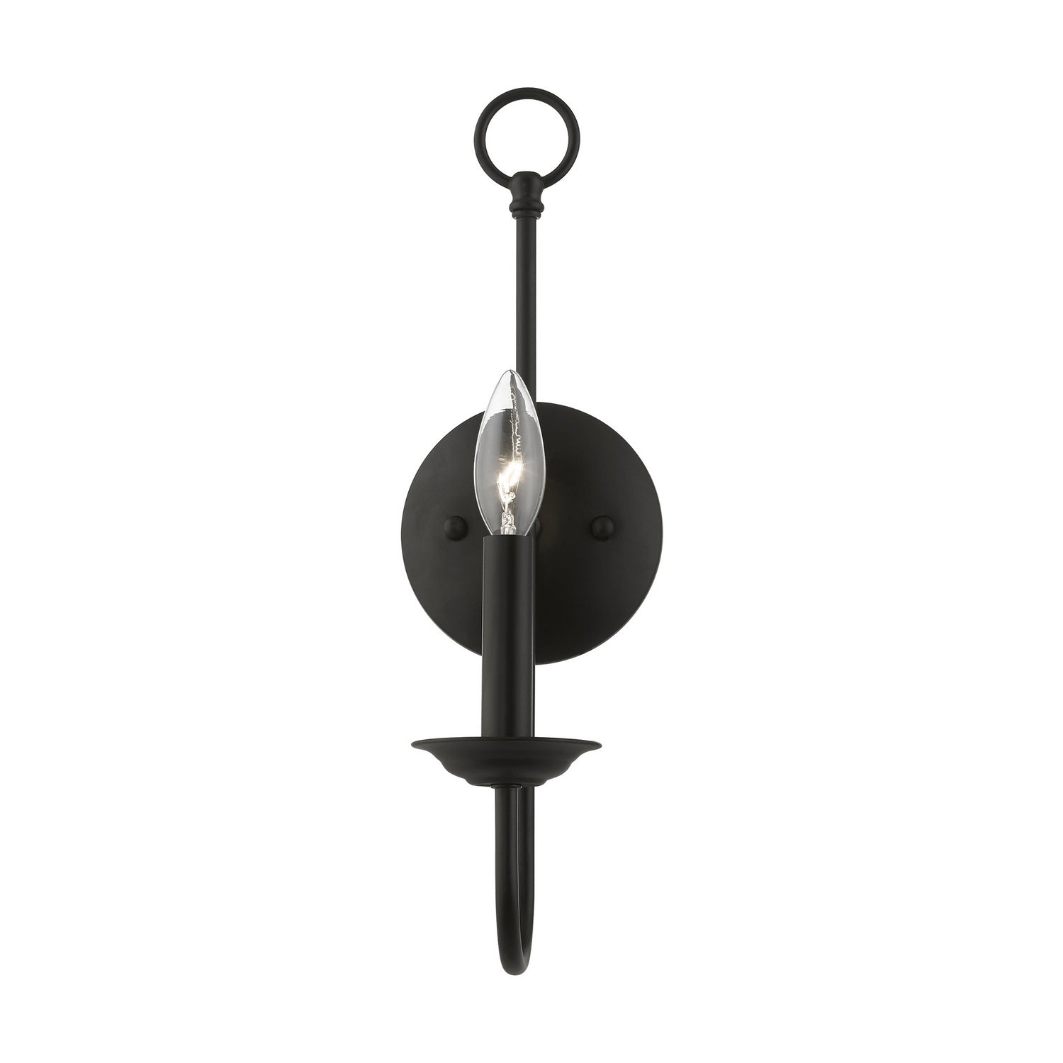 Livex Lighting - 42681-04 - One Light Wall Sconce - Estate - Black