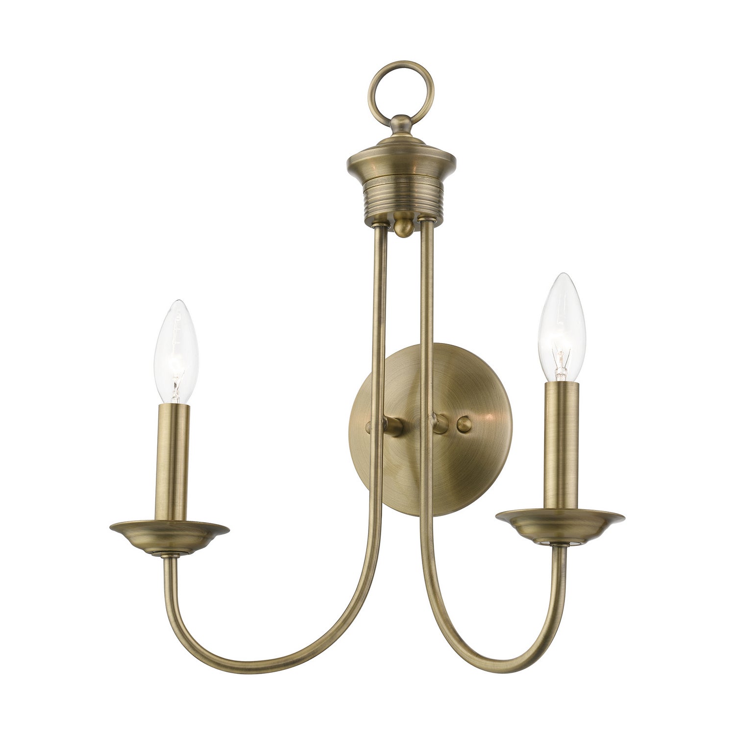 Livex Lighting - 42682-01 - Two Light Wall Sconce - Estate - Antique Brass