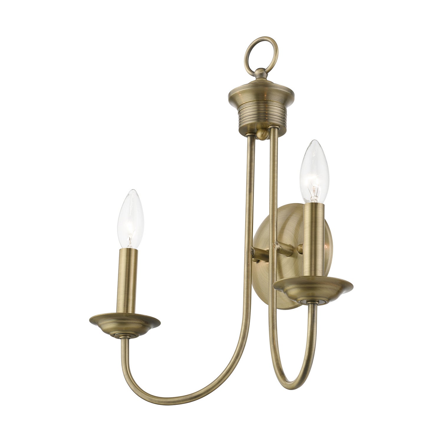 Livex Lighting - 42682-01 - Two Light Wall Sconce - Estate - Antique Brass