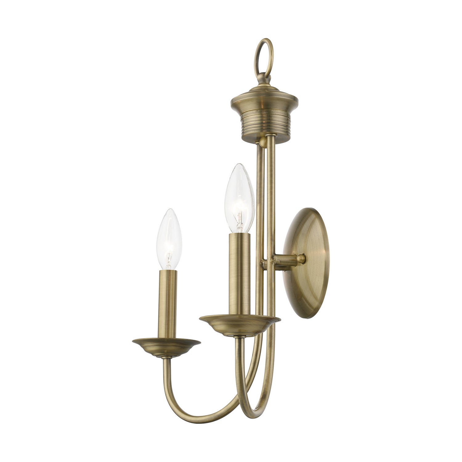Livex Lighting - 42682-01 - Two Light Wall Sconce - Estate - Antique Brass