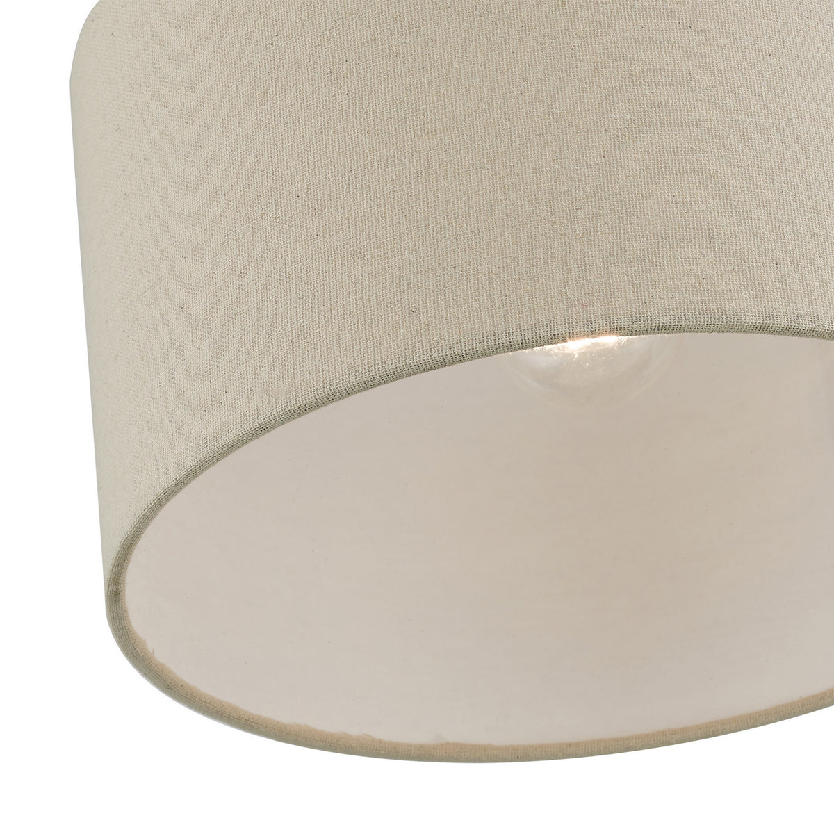 Livex Lighting - 45422-48 - One Light Semi-Flush Mount - Burnett - Antique Gold Leaf