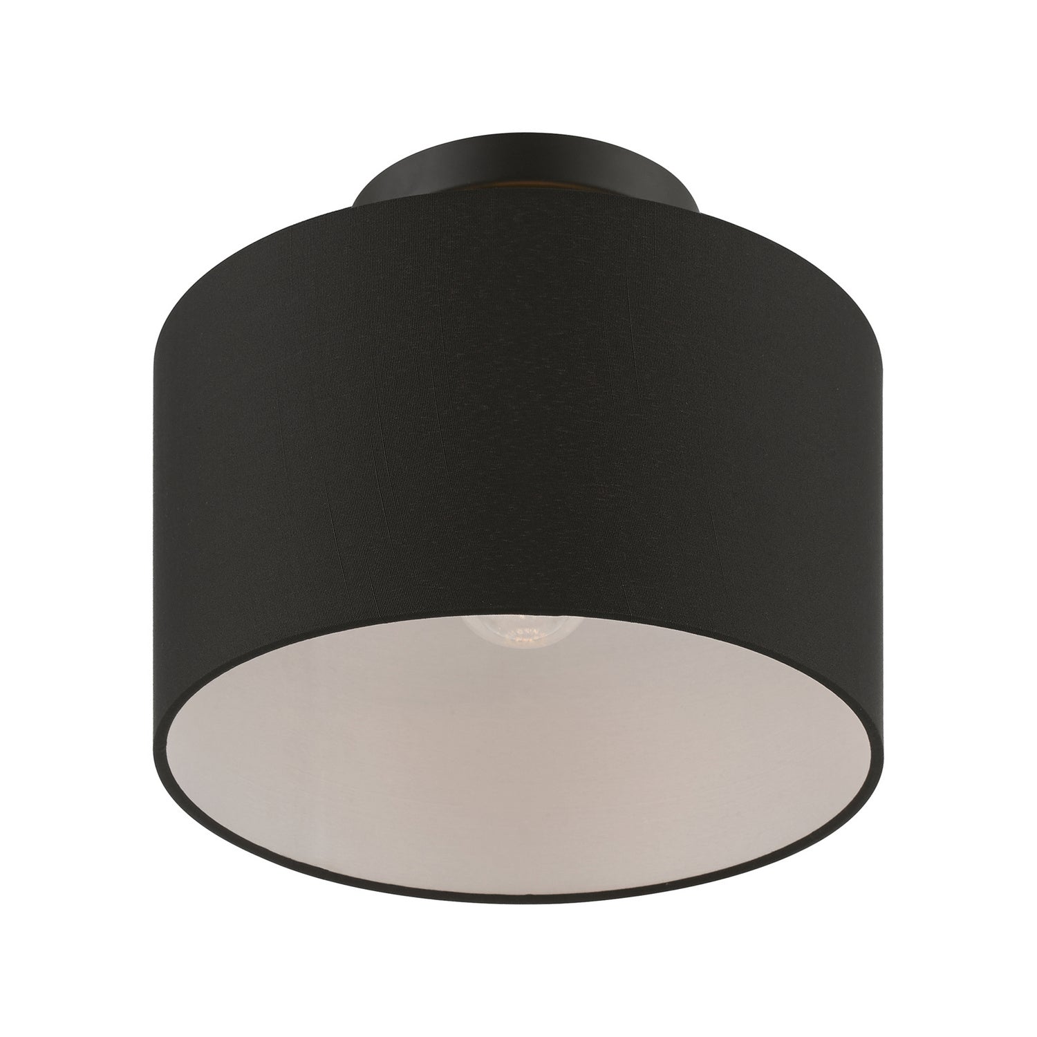 Livex Lighting - 45662-04 - One Light Semi-Flush Mount - Bainbridge - Black
