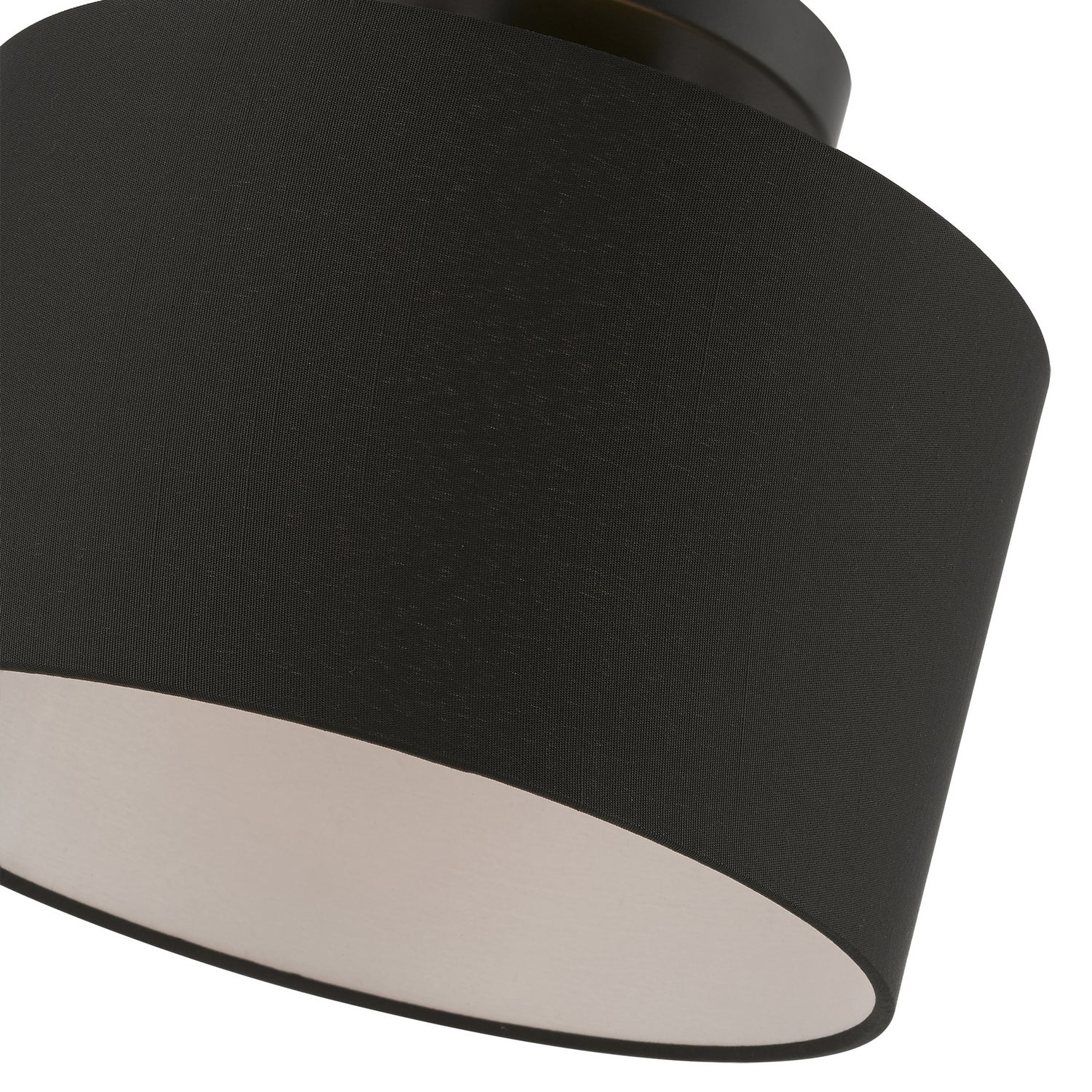 Livex Lighting - 45662-04 - One Light Semi-Flush Mount - Bainbridge - Black