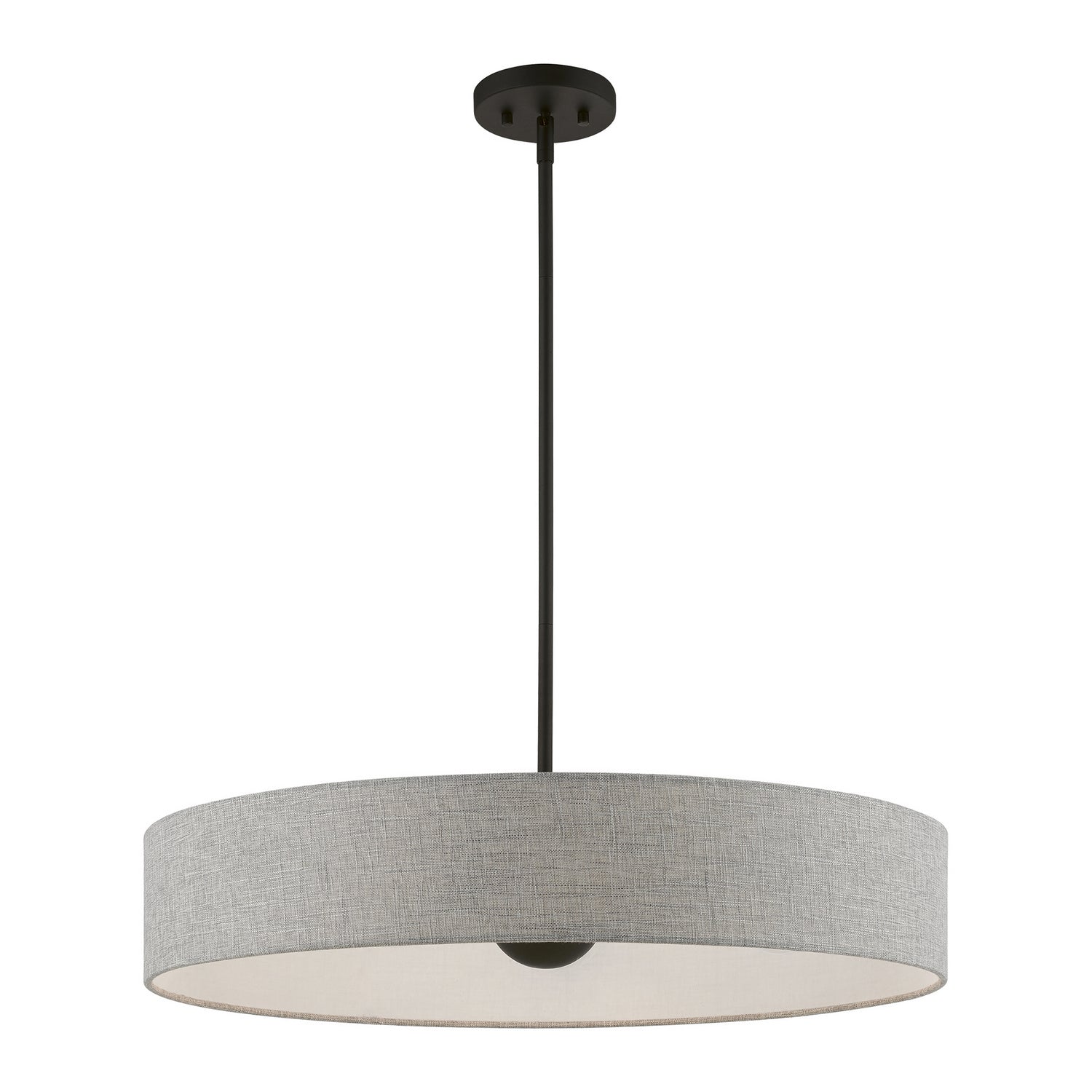 Livex Lighting - 46145-04 - Five Light Pendant - Elmhurst - Black