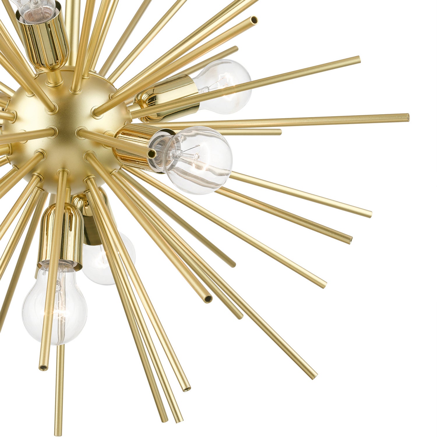Livex Lighting - 46175-33 - Seven Light Chandelier - Tribeca - Soft Gold w/Polished Brass