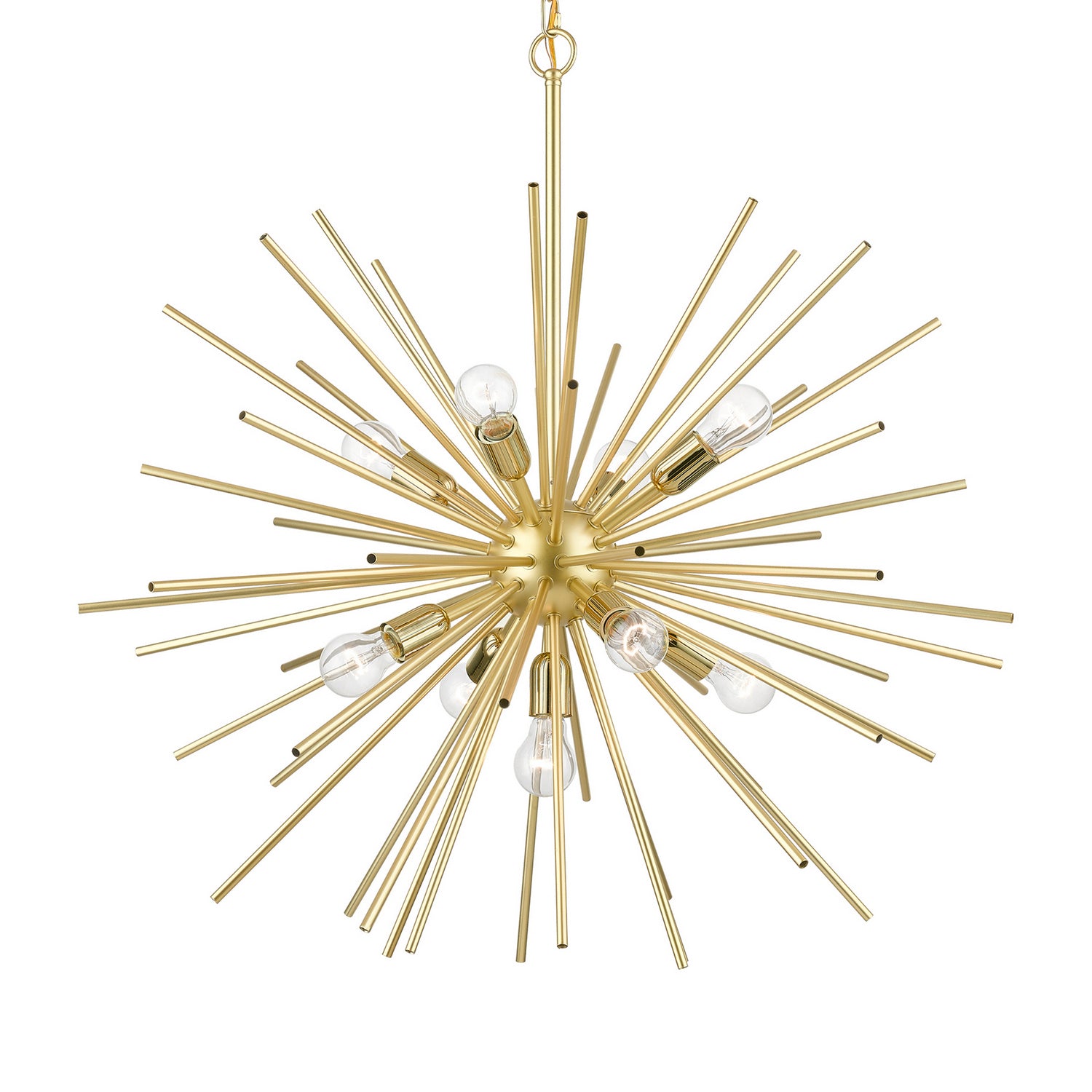 Livex Lighting - 46176-33 - Nine Light Foyer Chandelier - Tribeca - Soft Gold w/Polished Brass