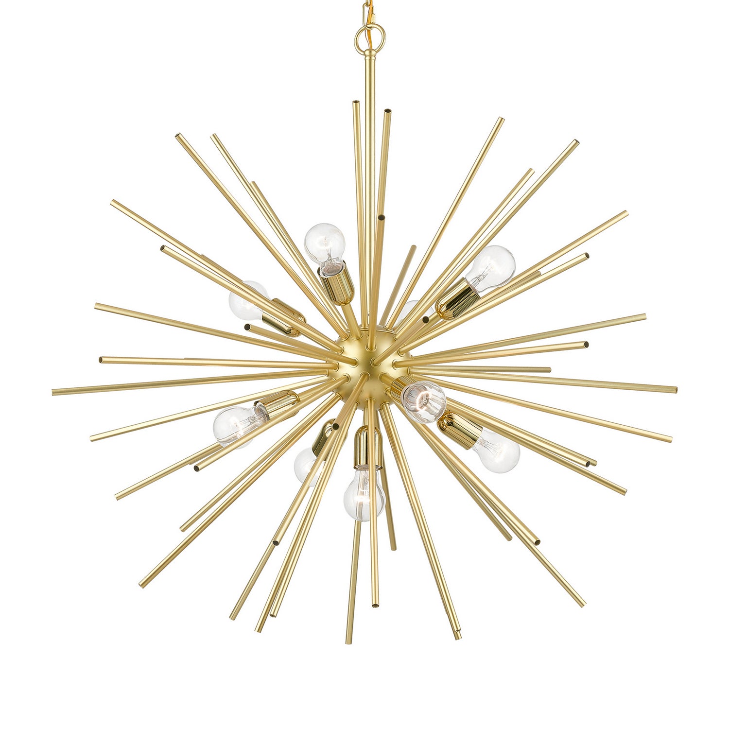 Livex Lighting - 46176-33 - Nine Light Foyer Chandelier - Tribeca - Soft Gold w/Polished Brass