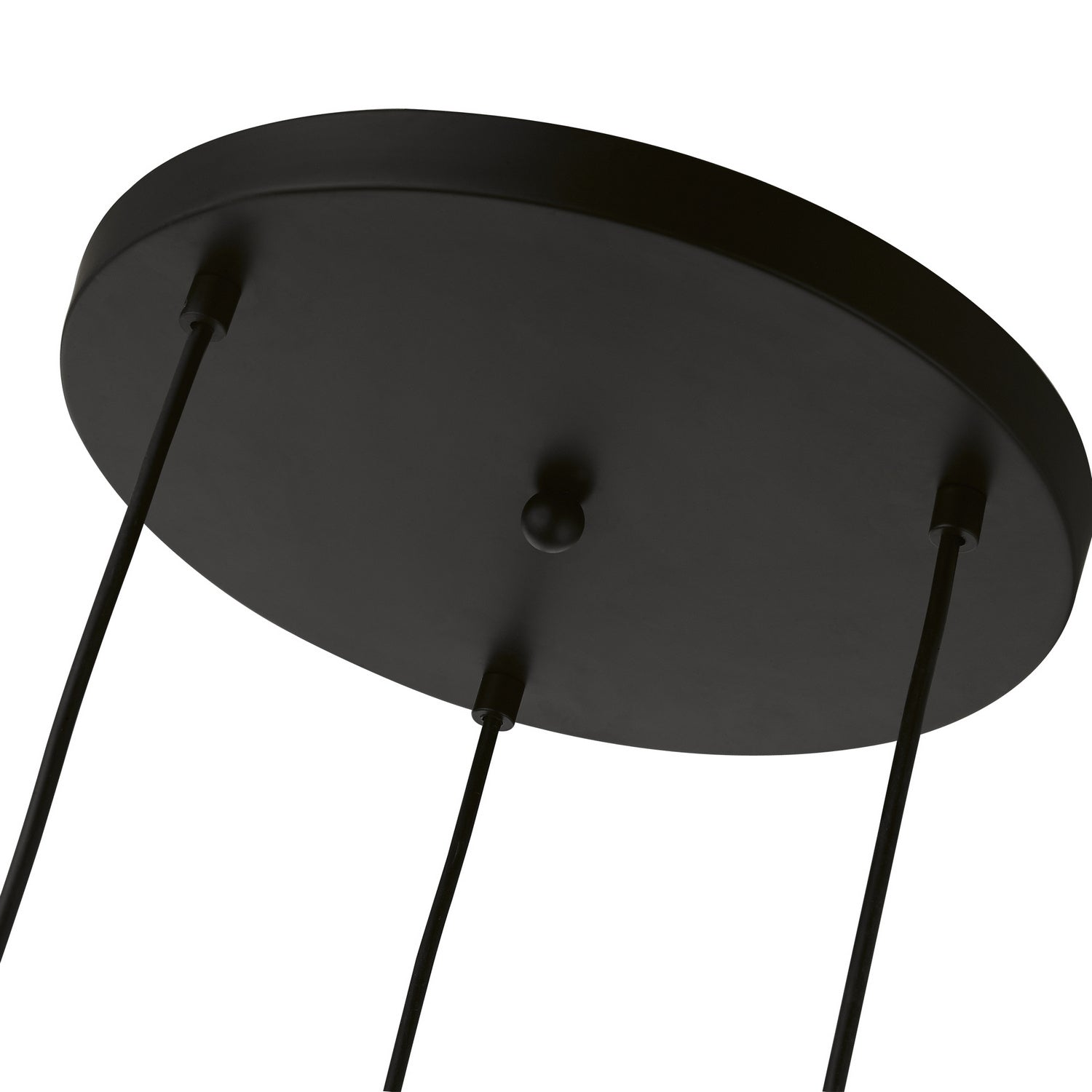 Livex Lighting - 46503-04 - Three Light Pendant - Catania - Black w/Brushed Nickel