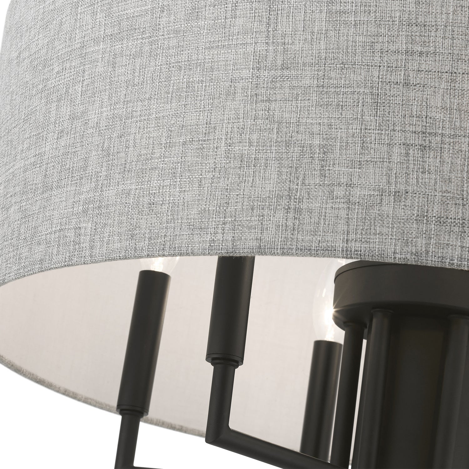 Livex Lighting - 46736-04 - Seven Light Chandelier - Dakota - Black