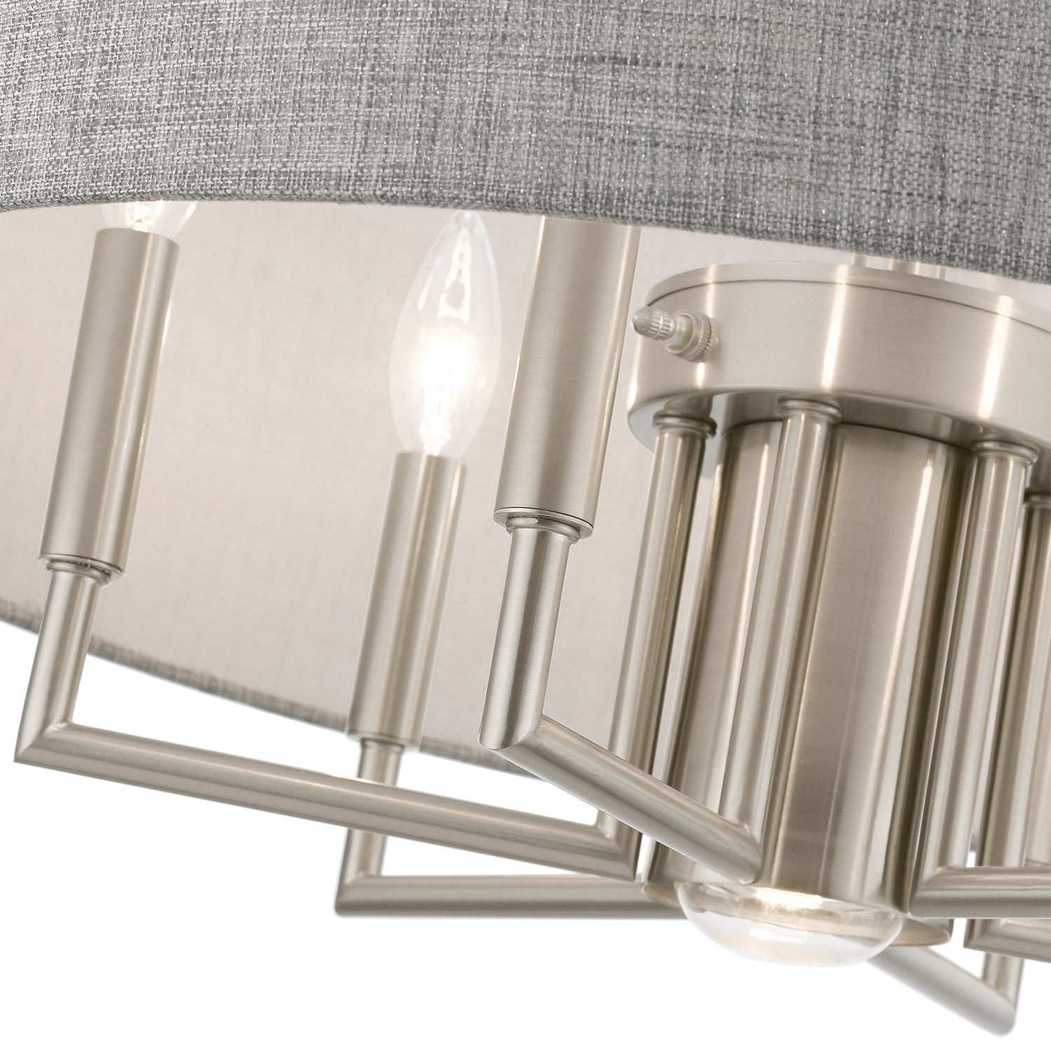 Livex Lighting - 46736-91 - Seven Light Chandelier - Dakota - Brushed Nickel