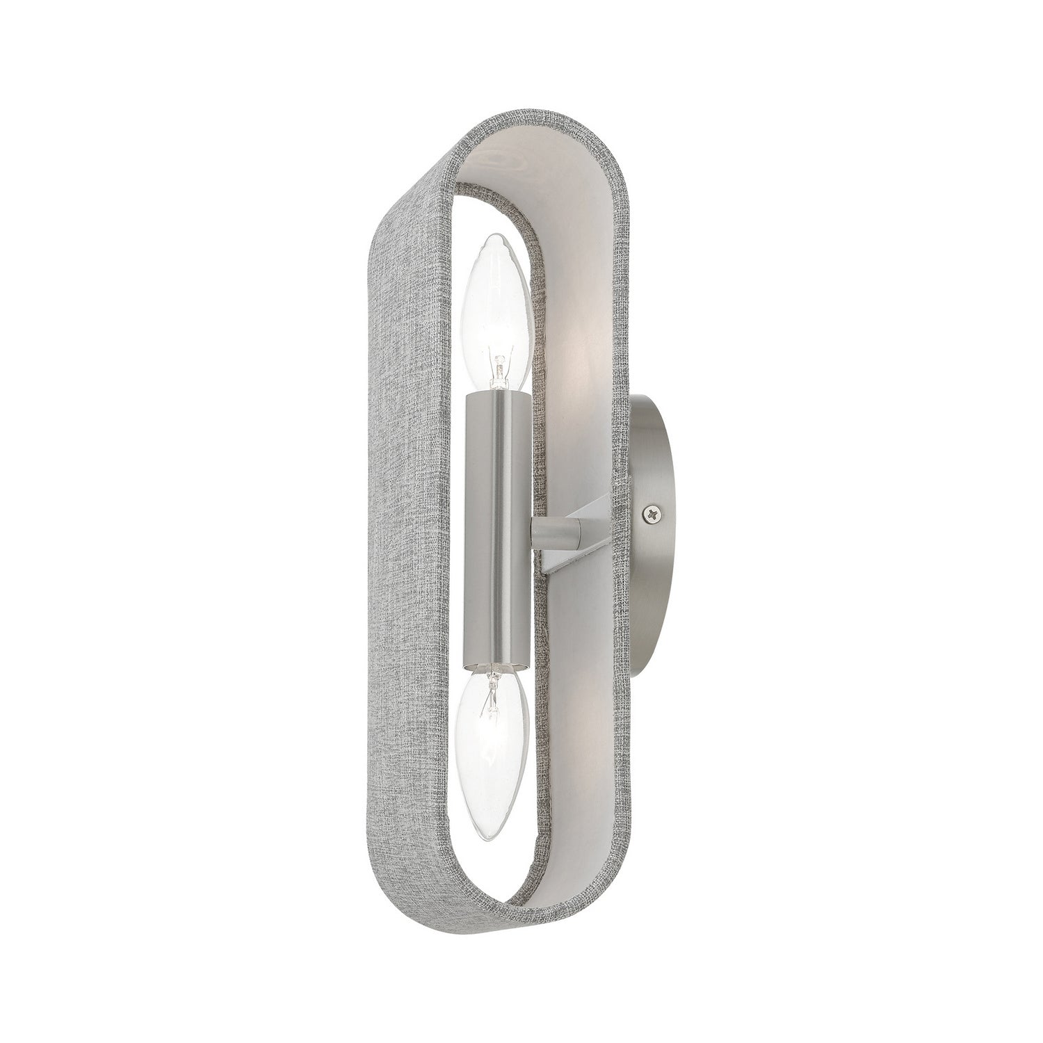 Livex Lighting - 46748-91 - Two Light Wall Sconce - Dakota - Brushed Nickel