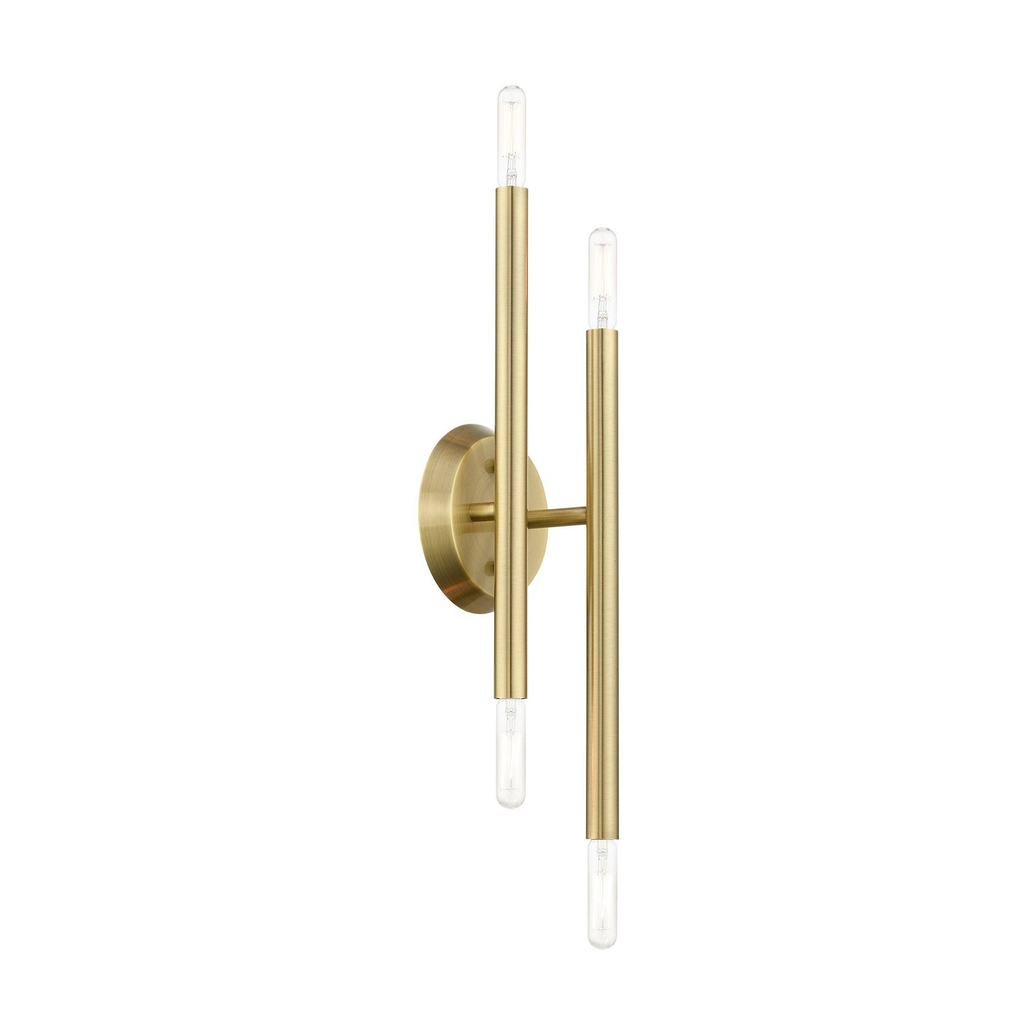Livex Lighting - 46771-01 - Four Light Wall Sconce - Soho - Antique Brass