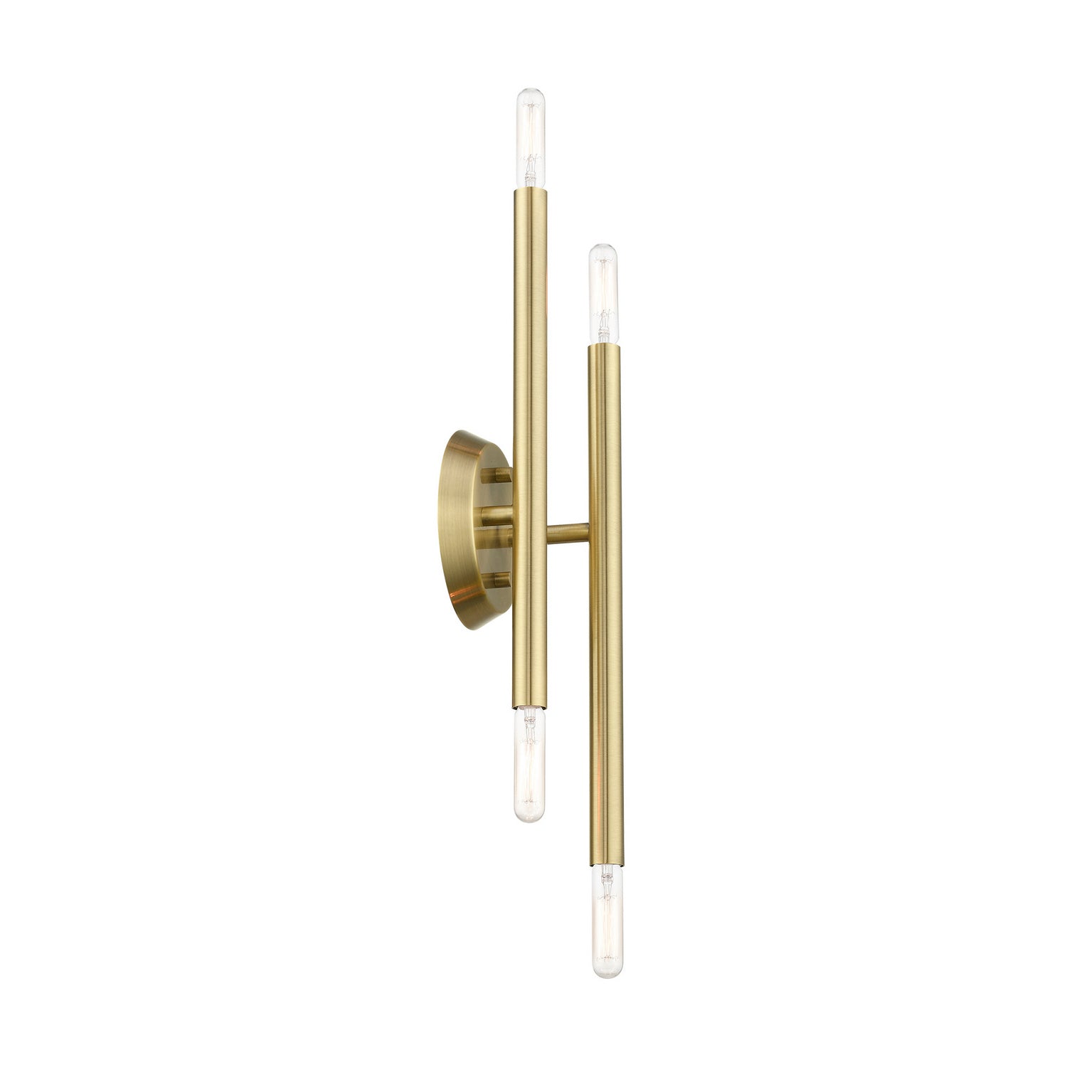 Livex Lighting - 46771-01 - Four Light Wall Sconce - Soho - Antique Brass