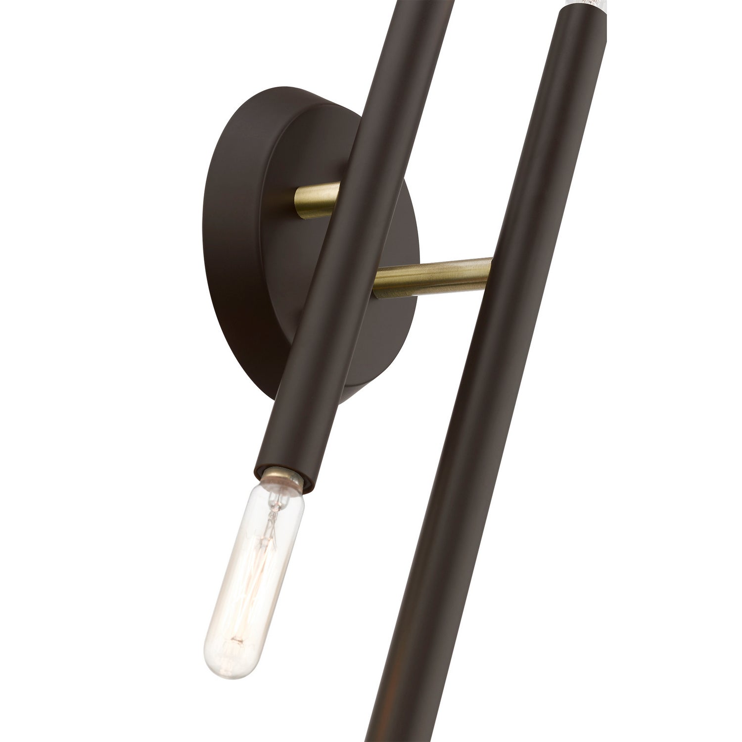 Livex Lighting - 46771-07 - Four Light Wall Sconce - Soho - Bronze w/Antique Brass