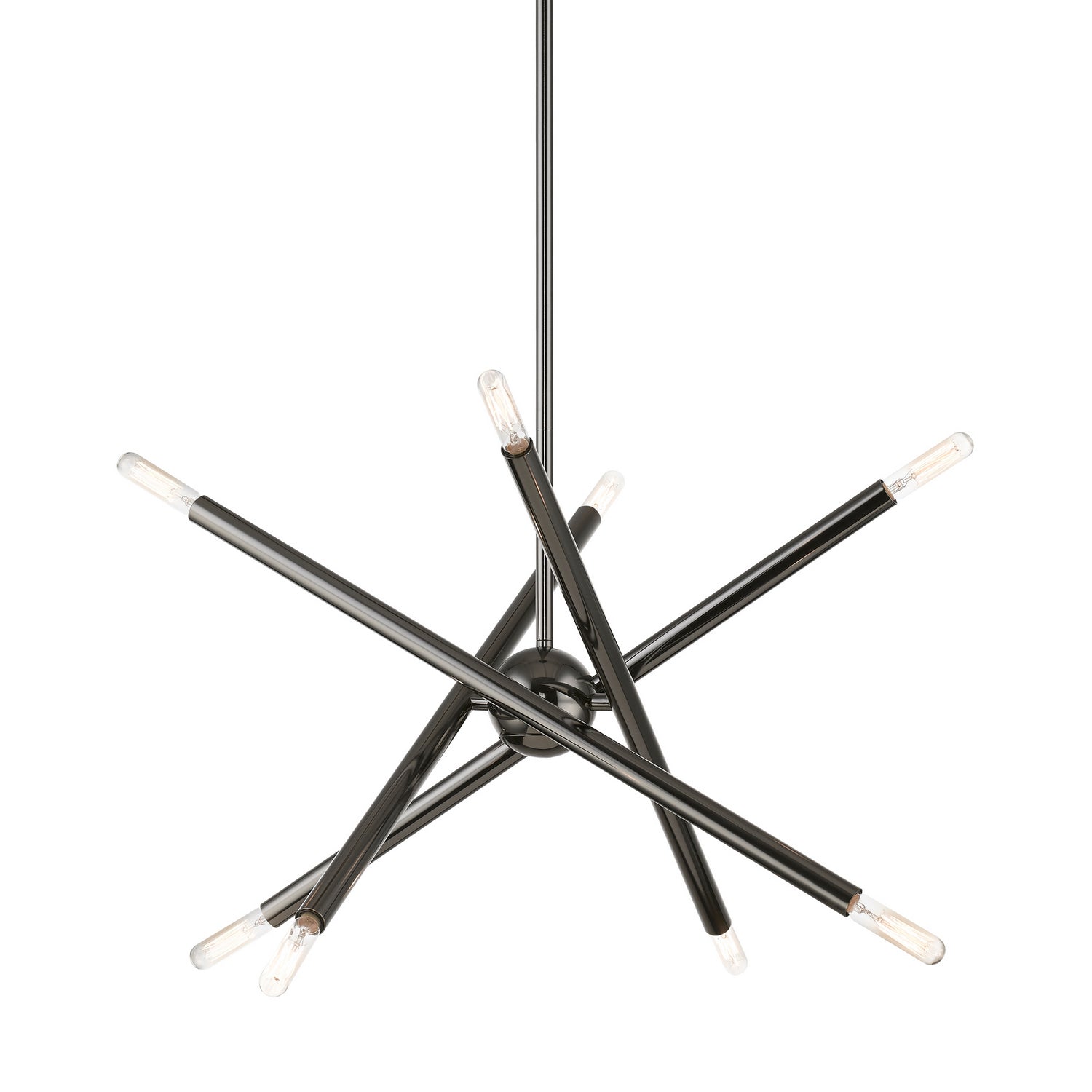 Livex Lighting - 46774-46 - Eight Light Chandelier - Soho - Black Chrome