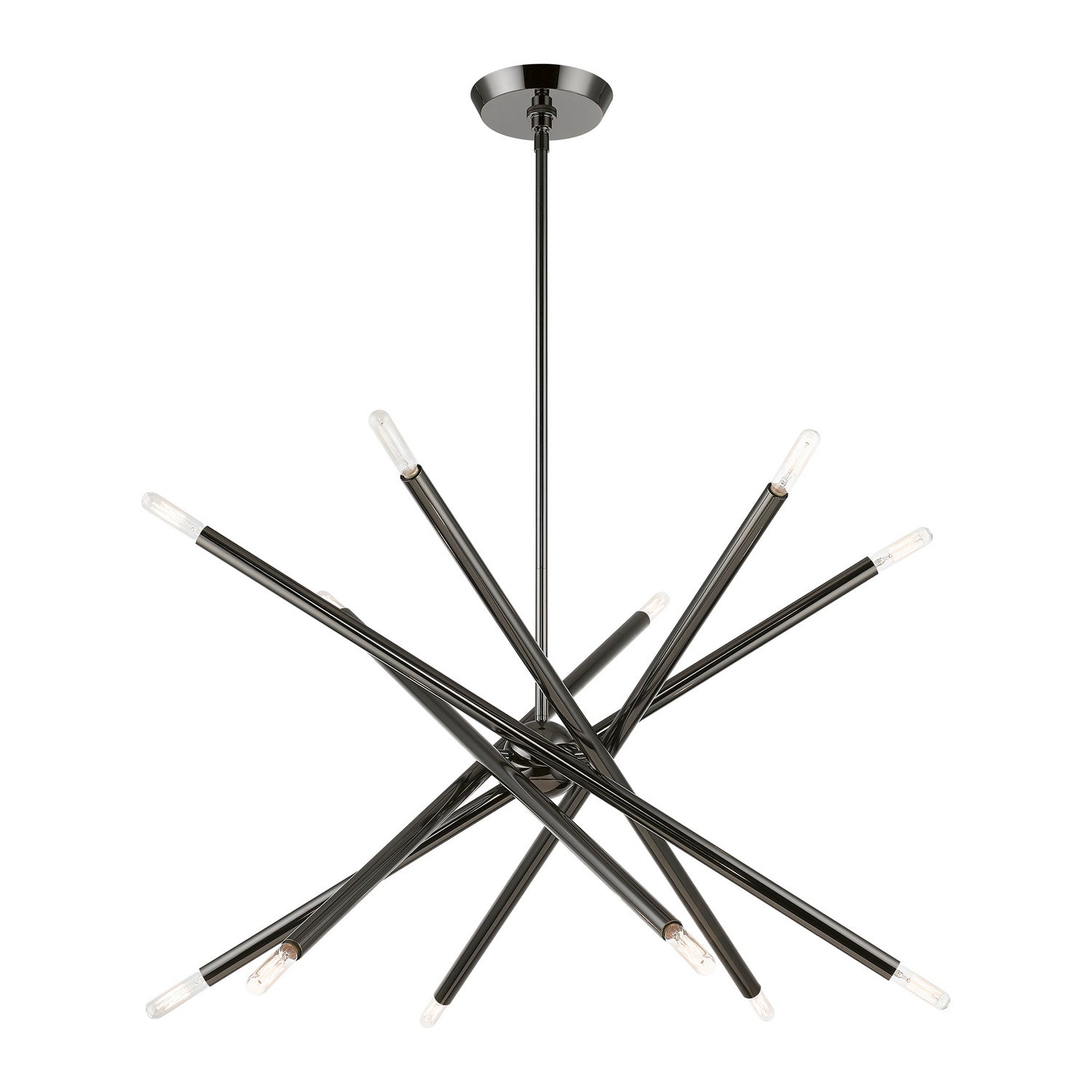 Livex Lighting - 46776-46 - 12 Light Chandelier - Soho - Black Chrome