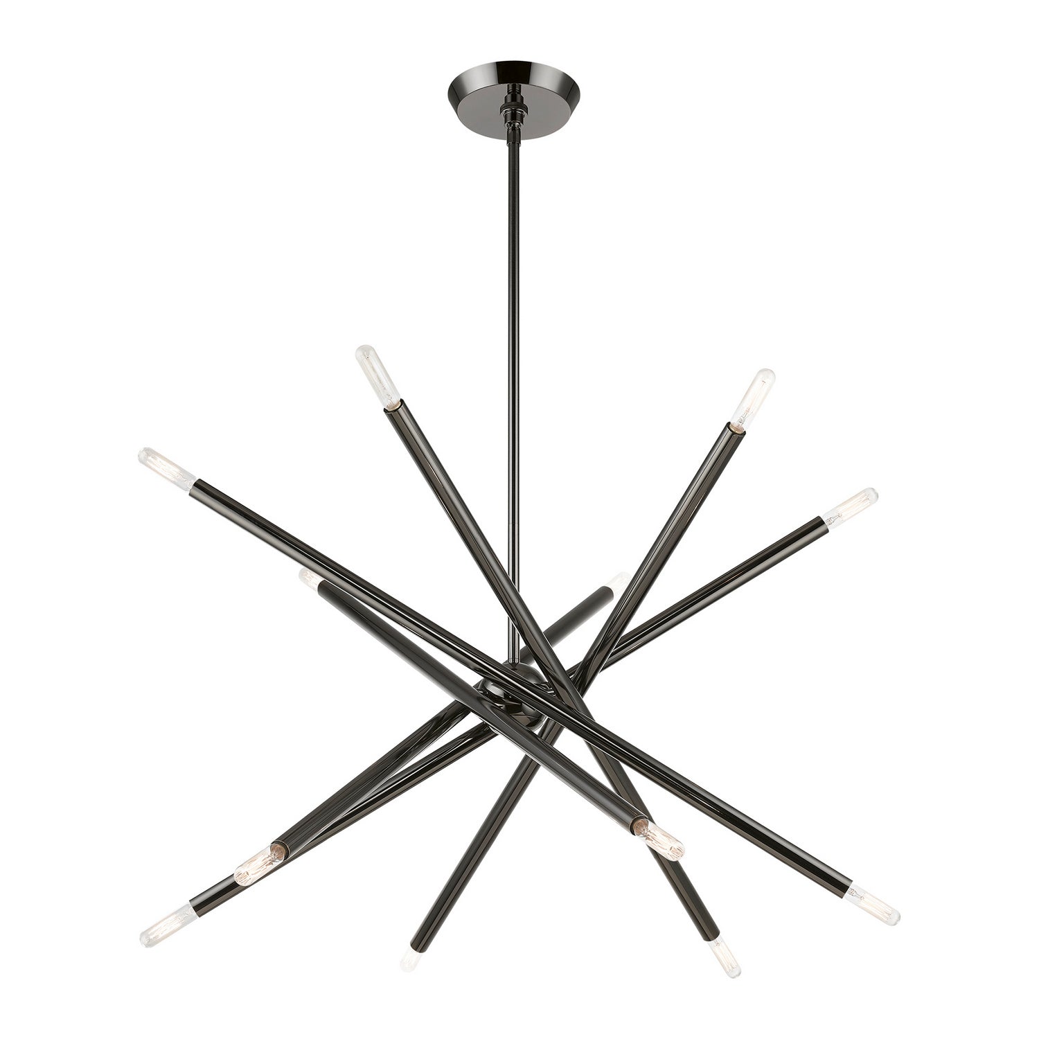 Livex Lighting - 46776-46 - 12 Light Chandelier - Soho - Black Chrome
